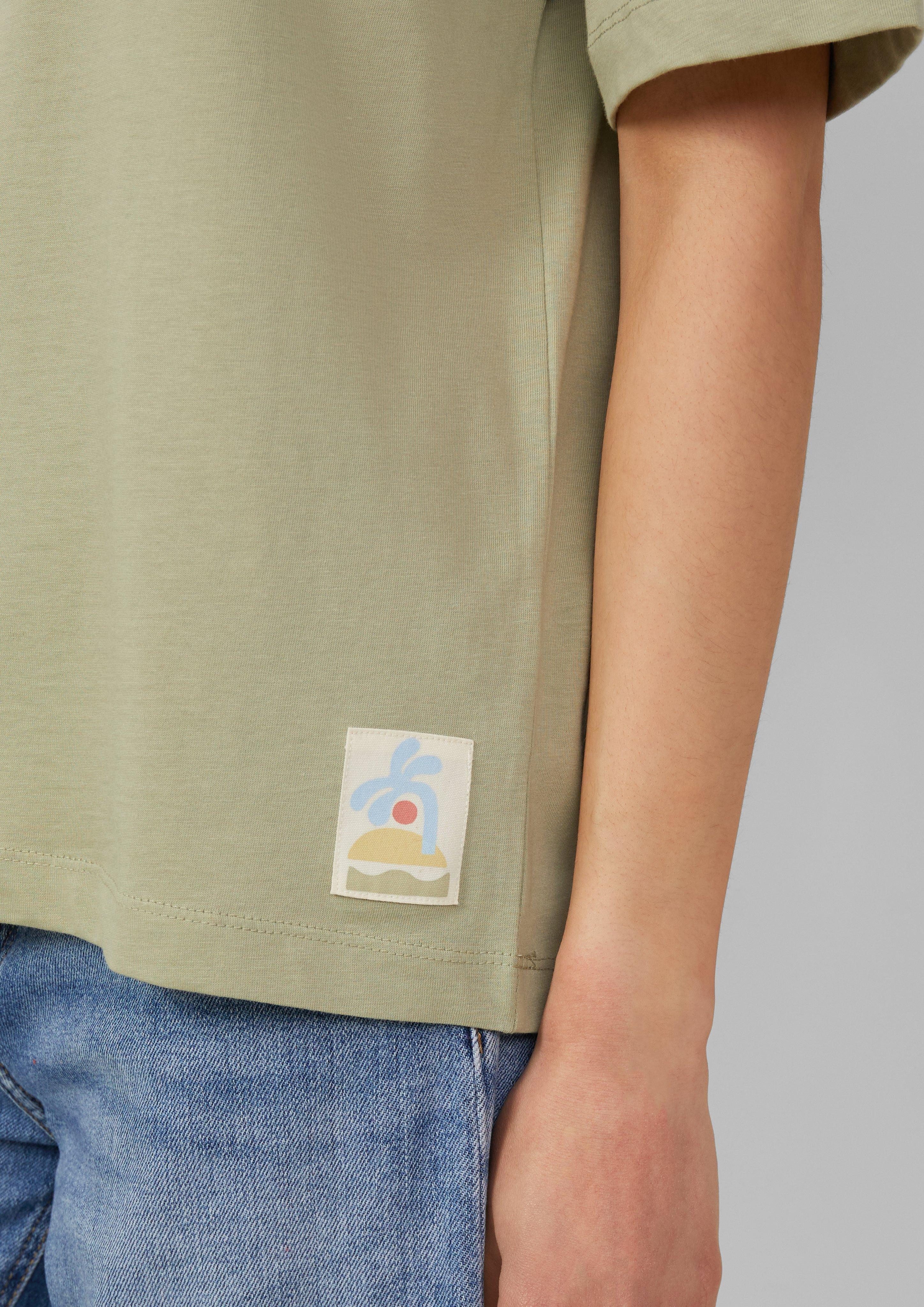 QS Kurzarmshirt Uni-Shirt im Loose Fit günstig online kaufen