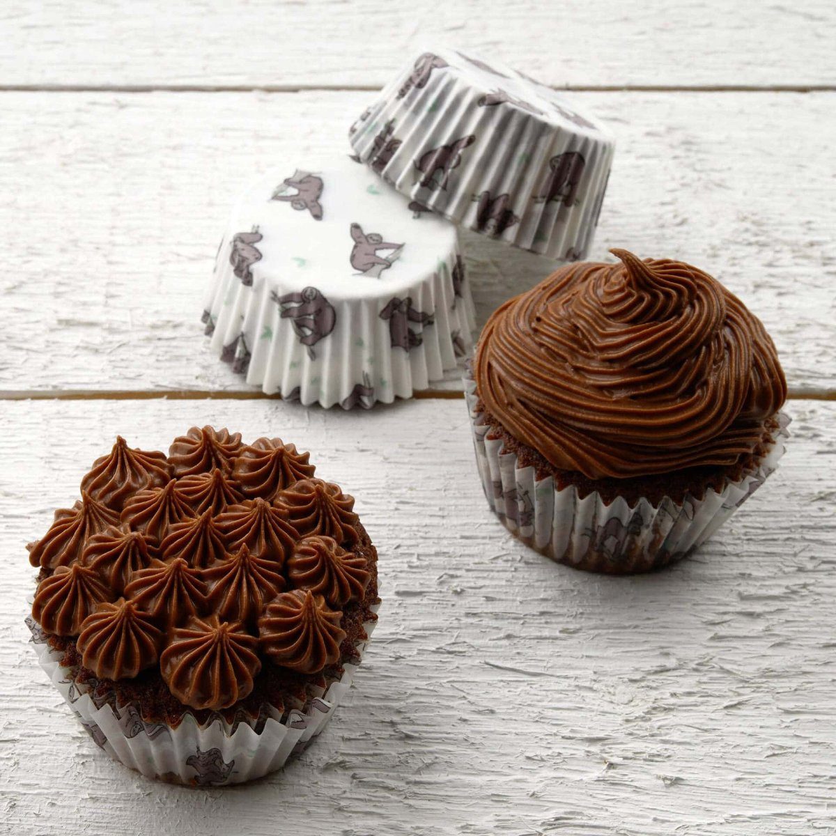 Zenker Muffinform Zenker Happy Baking Muffinförmchen Faultier, 50 St., Papier