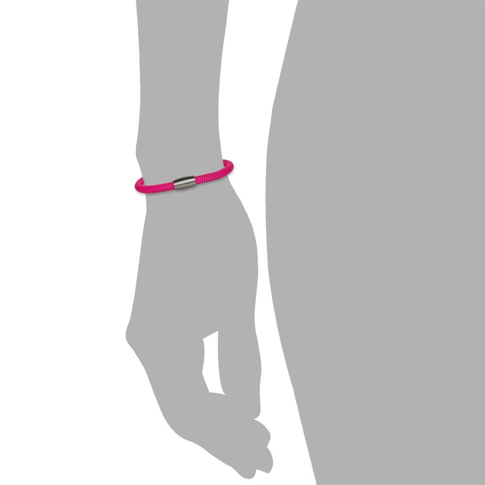 Fa 20cm, (Armband), aus pink Damen (Stainless SilberDream (Schlange) Edelstahl ca. Edelstahlarmband Armband SilberDream Steel), Schlangenkette Armband