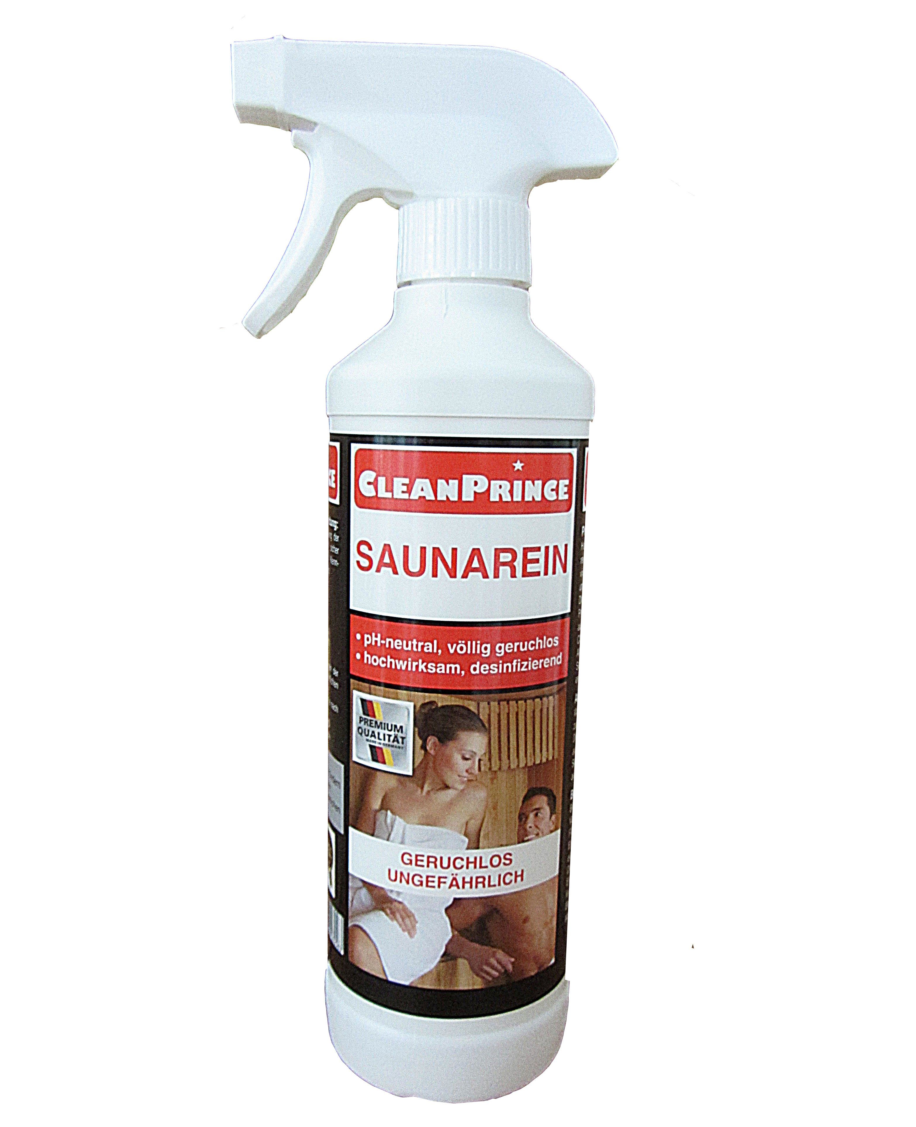 CleanPrince Saunareiniger, geruchlos desinfizierend Sprühreiniger (reinigt und desinfiziert)