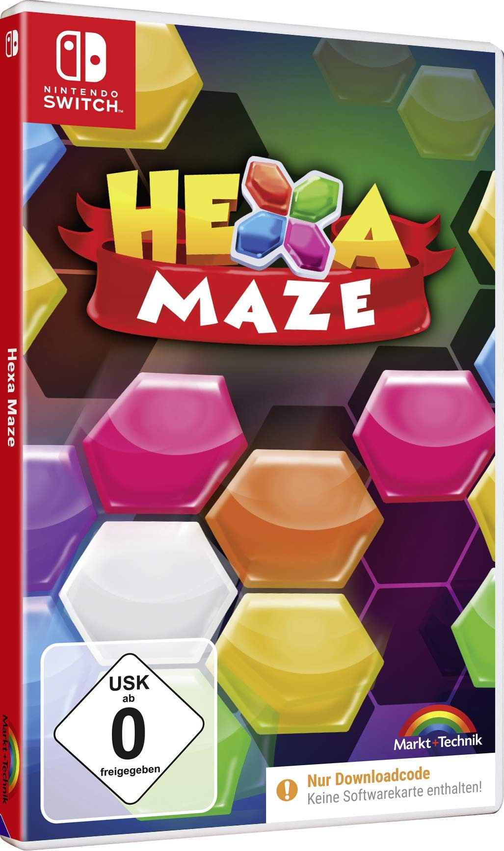 HEXA MAZE - Puzzle Spaß für Nintendo Switch - Code in a Box (Code in a Box), Nintendo Switch