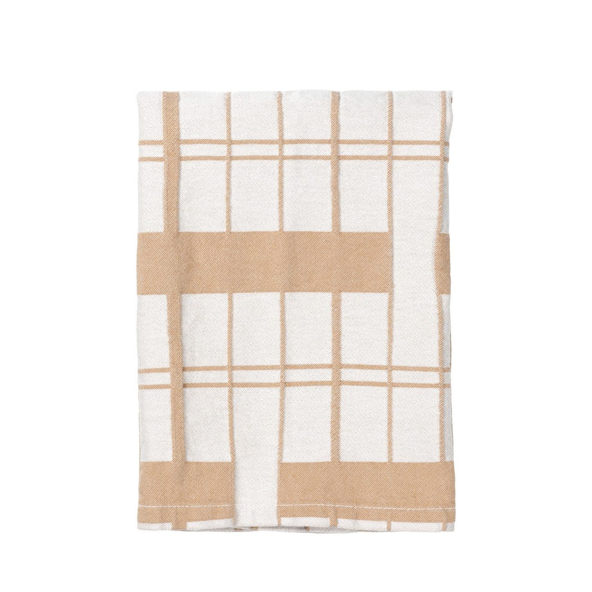 Broste Copenhagen Stoffserviette Earl Serviette Rainy Day / Indian Tan 45 x 45 cm, Earl Serviette