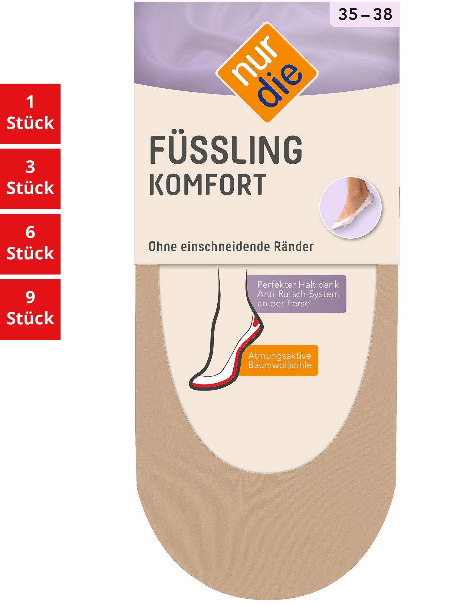 Füßlinge Füssli Komfort Damen