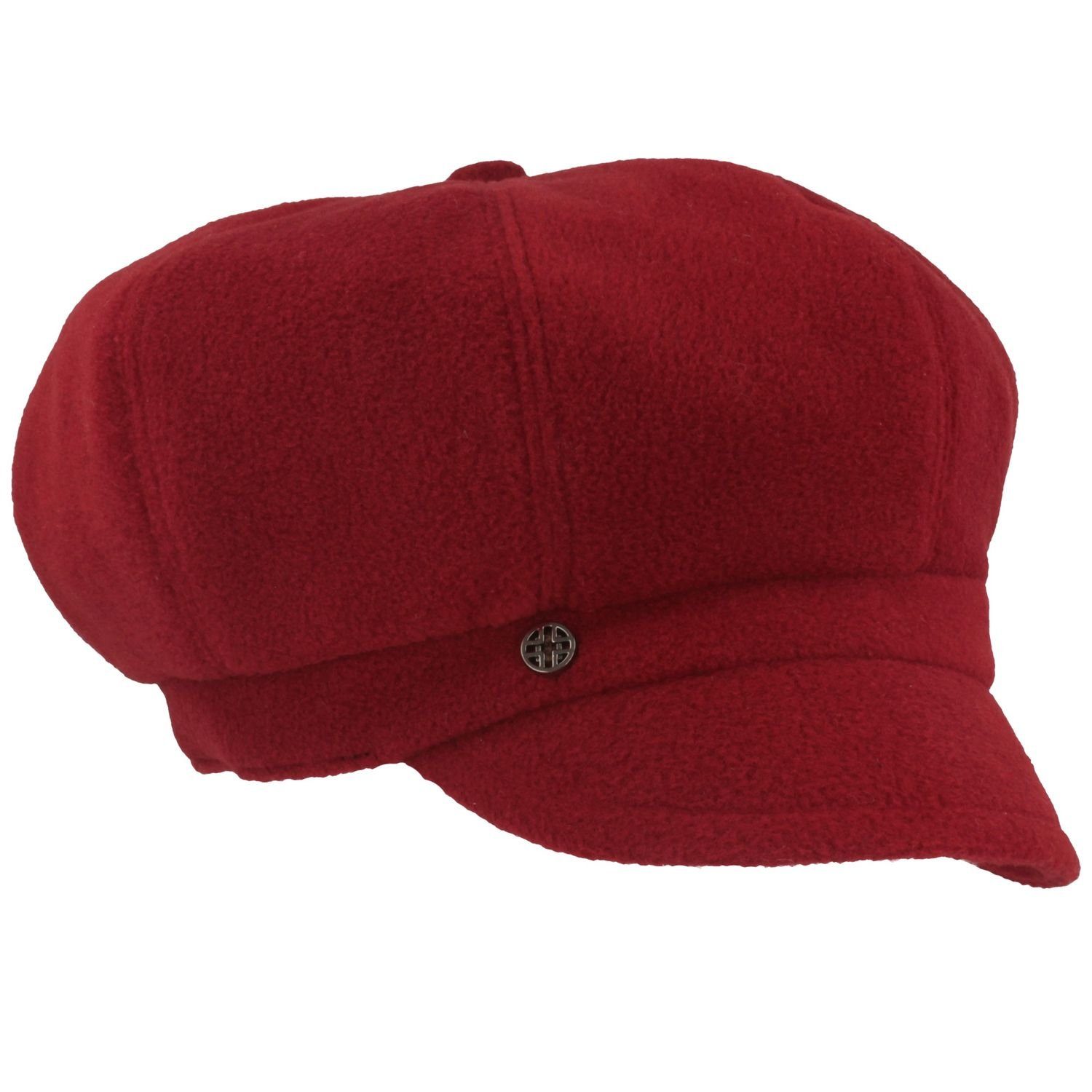 Loevenich Schiebermütze aus Polar Soft Fleece 0519-dark red