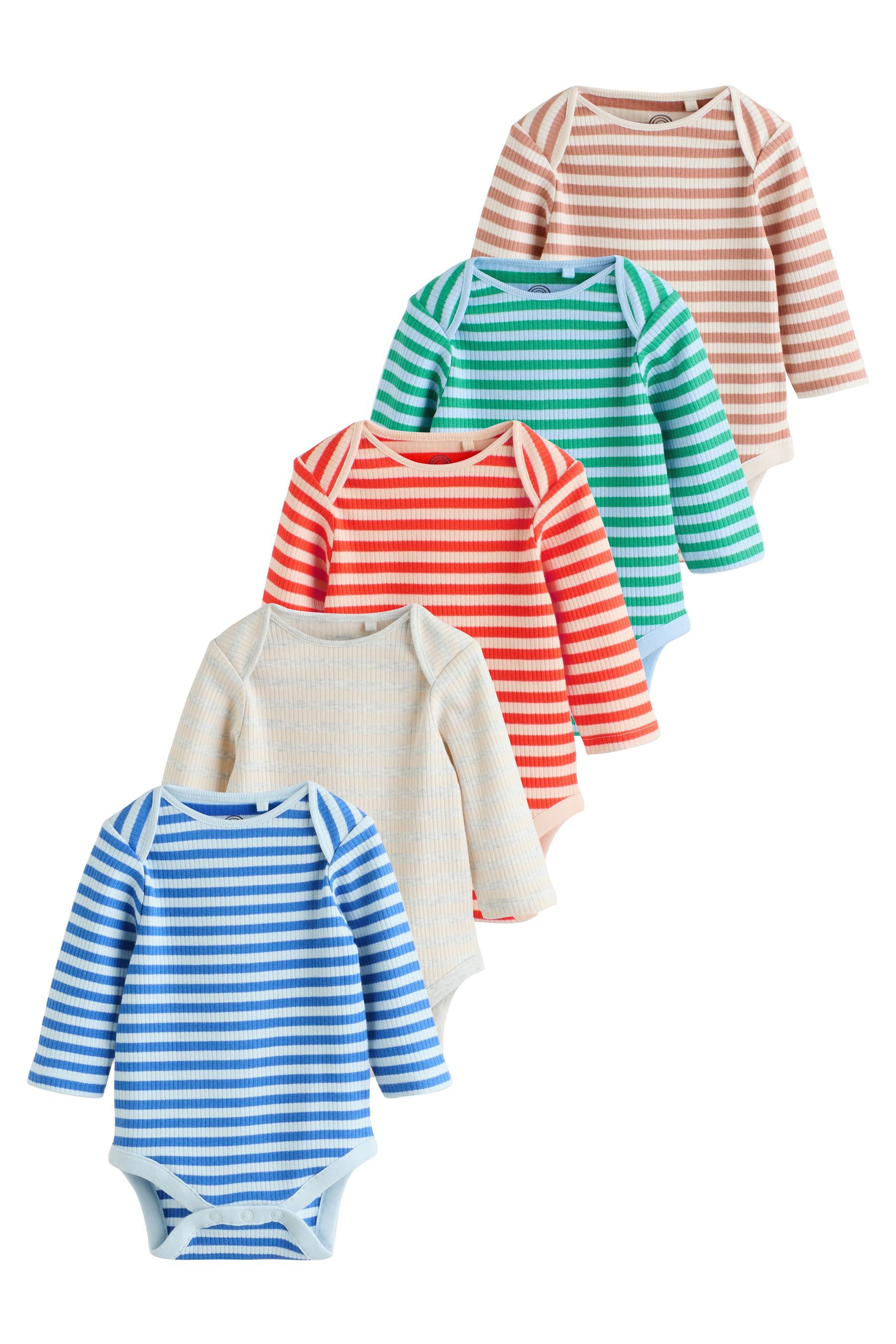 Next Langarmbody Baby-Bodys mit langem Arm, 5er-Pack (5-tlg)