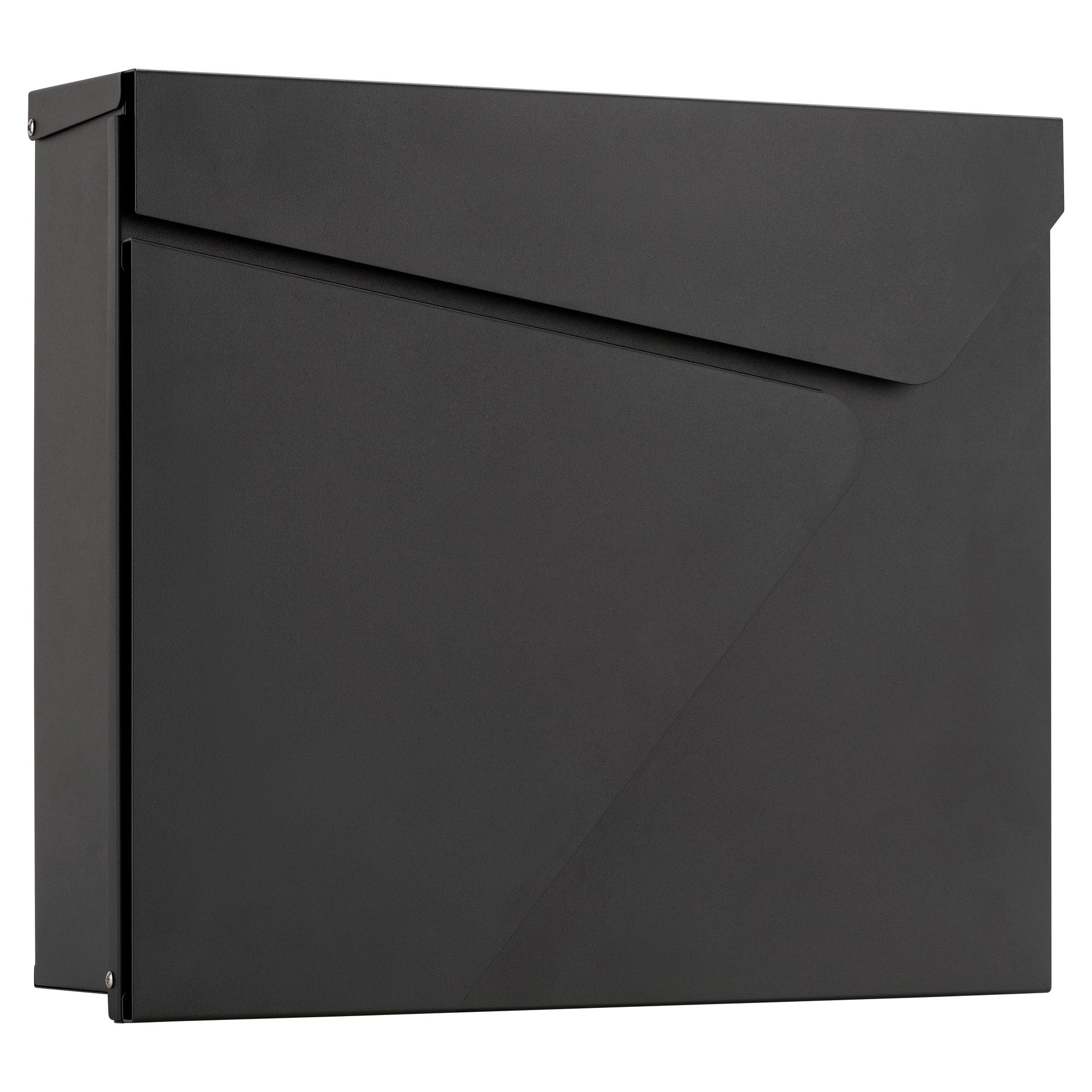 Haussmann Briefkasten Briefkasten BOX 210 inkl. 2 Schlüssel, pulverbeschichtet, Edelstahl 304