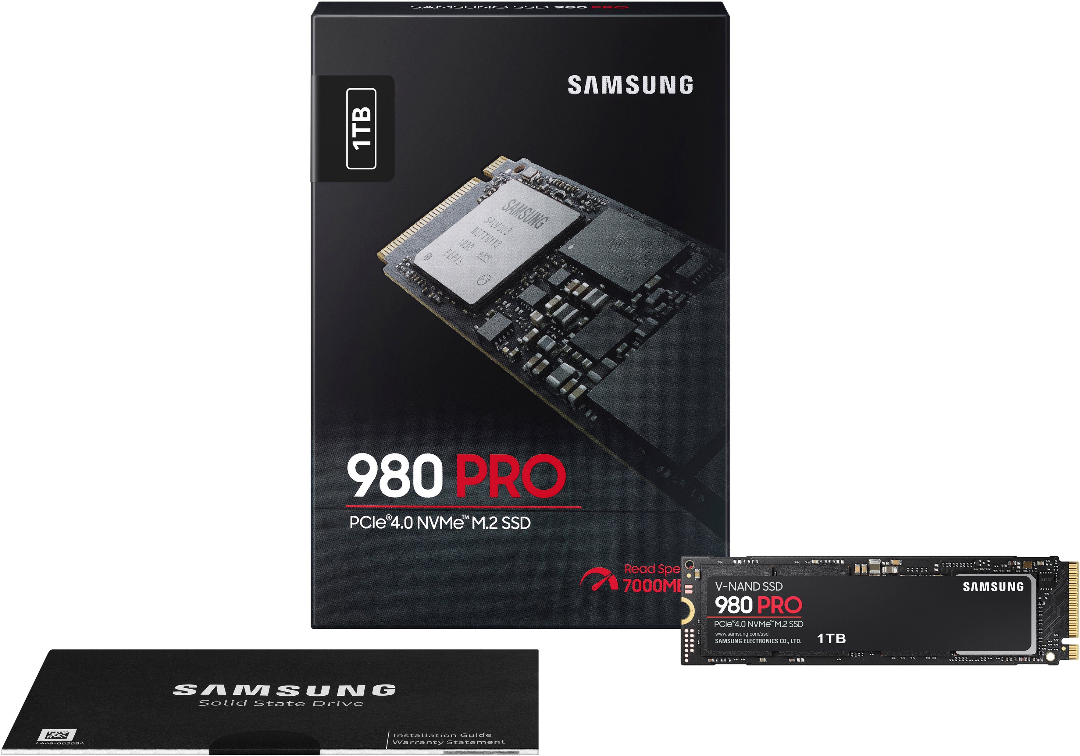 Samsung 980 kompatibel, M.2 5000 Lesegeschwindigkeit, 4.0 5 PCIe® NVMe™, interne PRO MB/S Schreibgeschwindigkeit, Playstation (1 SSD 7000 MB/S TB)