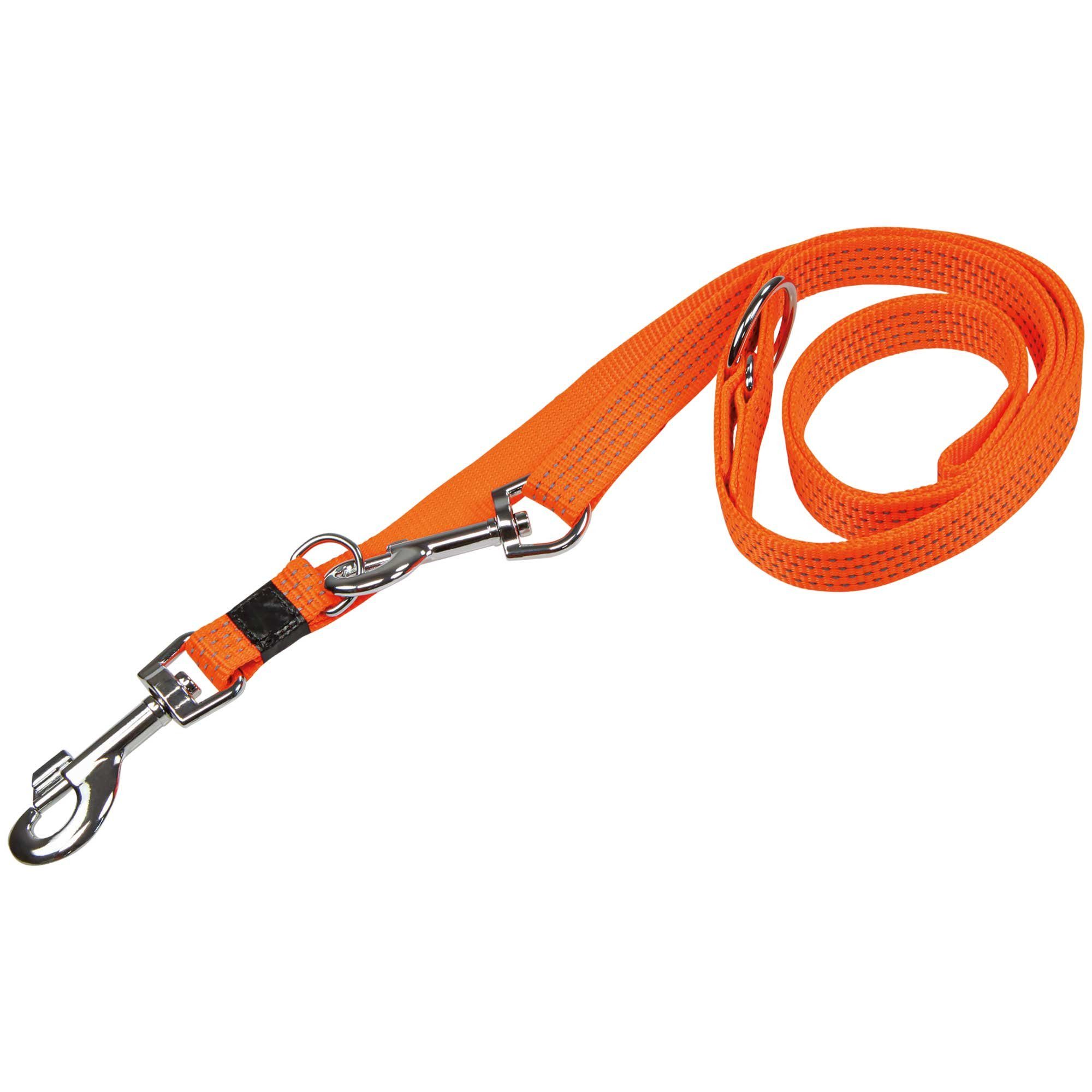 Karlie Führleine Neon & Reflex Hunde Führleine, Nylon (1-tlg), verschieden Größen