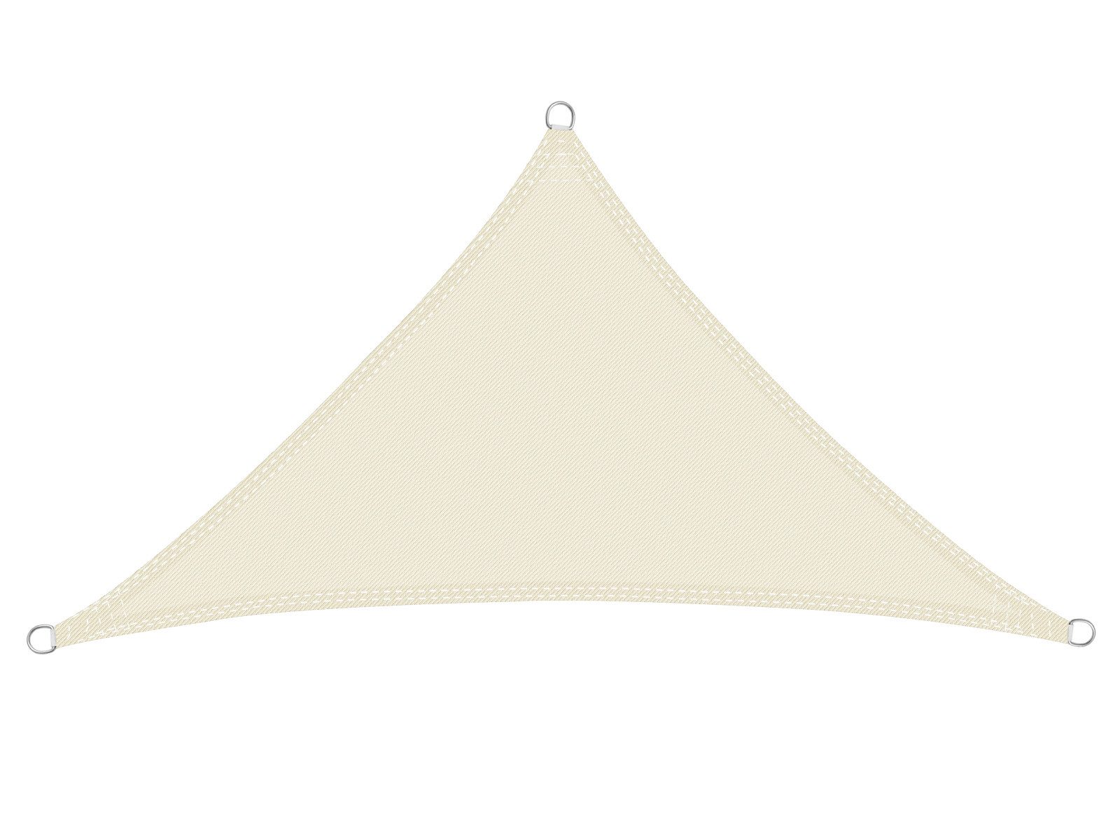 EUGAD Sonnensegel, Sonnenschutz Terrasse HDPE Dreieckig Creme günstig online kaufen