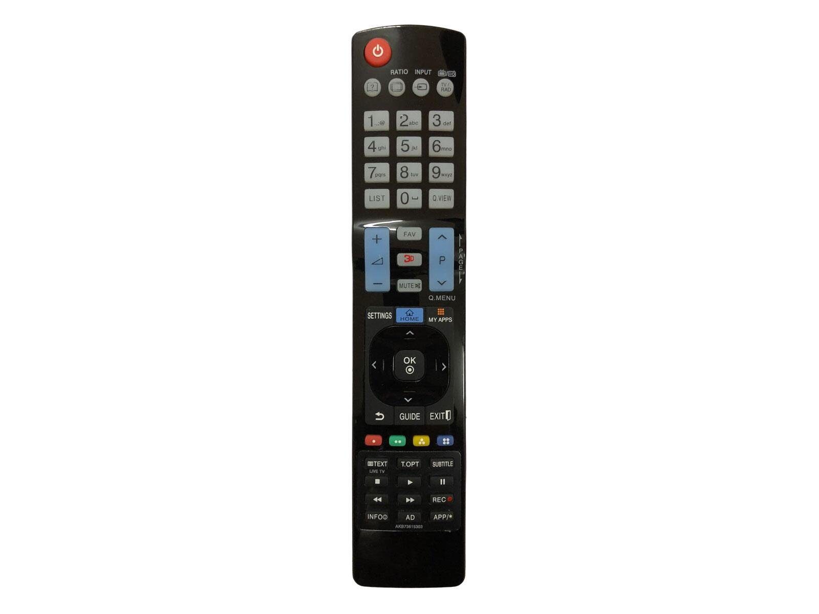 azurano Ersatz für LG AKB73615303 Universal-Smart-TV-Fernbedienung (AKB73615302 AKB73615361 AKB73615362 AKB69680403 AKB72914046)
