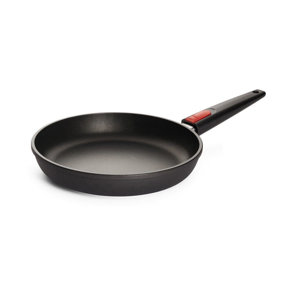 WOLL Bratpfanne Guss-Pfanne 26 cm Titanium Nowo, Edelstahl mit Aluminiumkern, spülmaschinenfest, Induktion, Antihaft