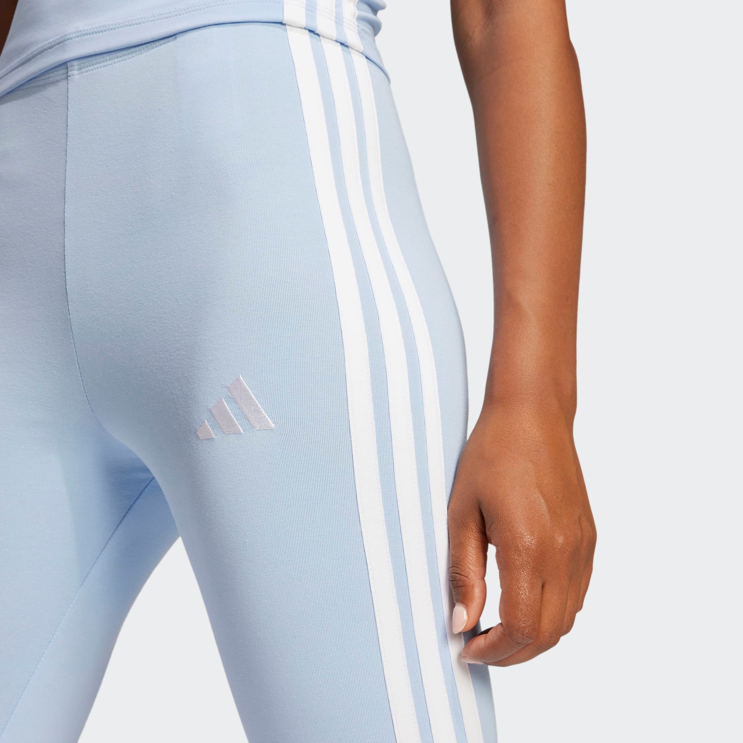 adidas Sportswear Trainingstights ESSENTIALS 3-STREIFEN COTTON sportlicher Look mit 3-Streifen, aus Baumwolle und Elasthan