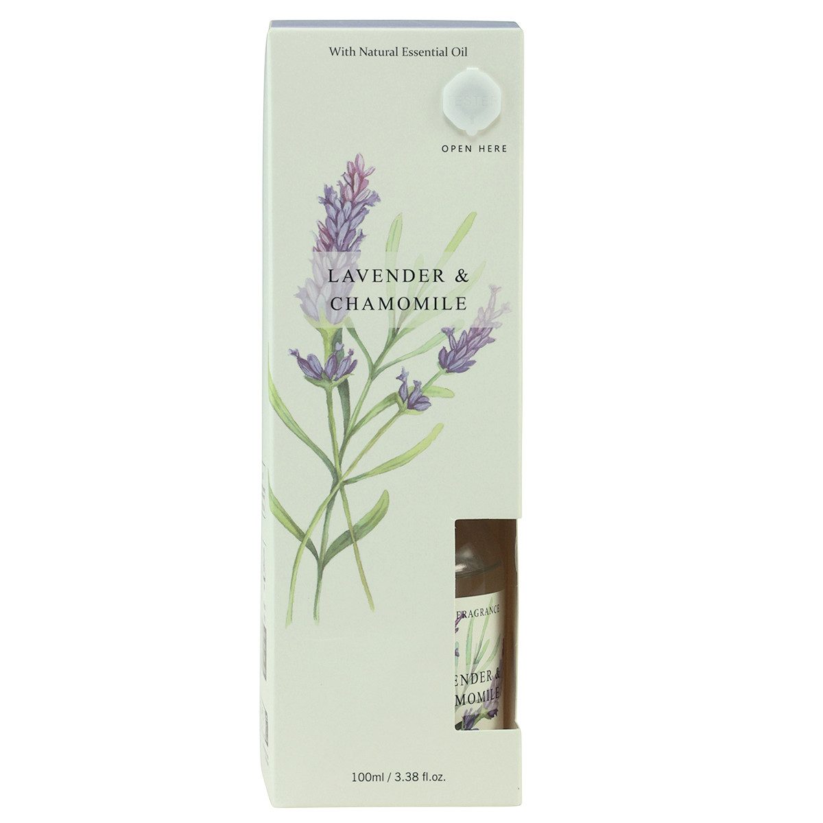 Kaemingk Duftkerze Duftstäbchen Diffuser Lavendel Kamille Glas Raumduft 100ml