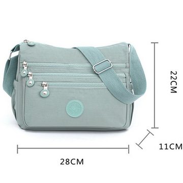 SOTOR Schultertasche Bag Street Damenhandtasche Schultertasche (1-tlg), Schultertasche Nylon, ca. 28cm x ca. 22cm