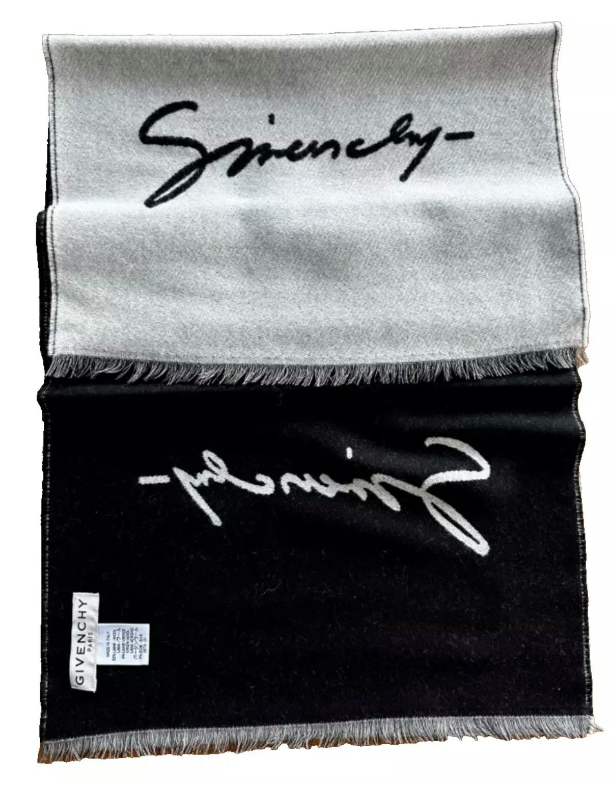 GIVENCHY Strickschal Schal Unisex Signature Tuch, Beidseitig tragbar mit verschiedene Farboptionen