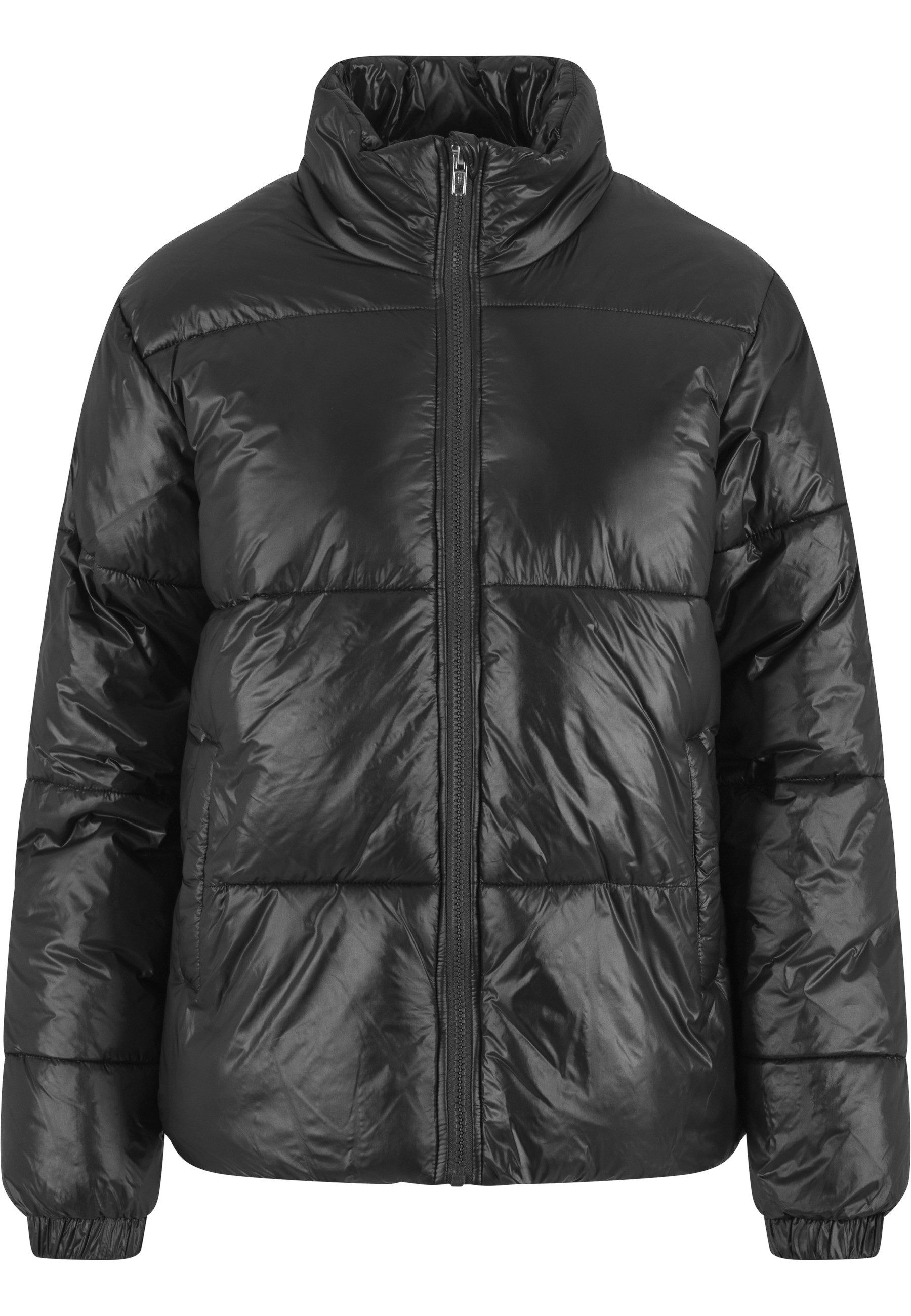 URBAN CLASSICS Winterjacke Urban Classics Ladies Recycled Short Shiny Puffer Jacket (1-St)