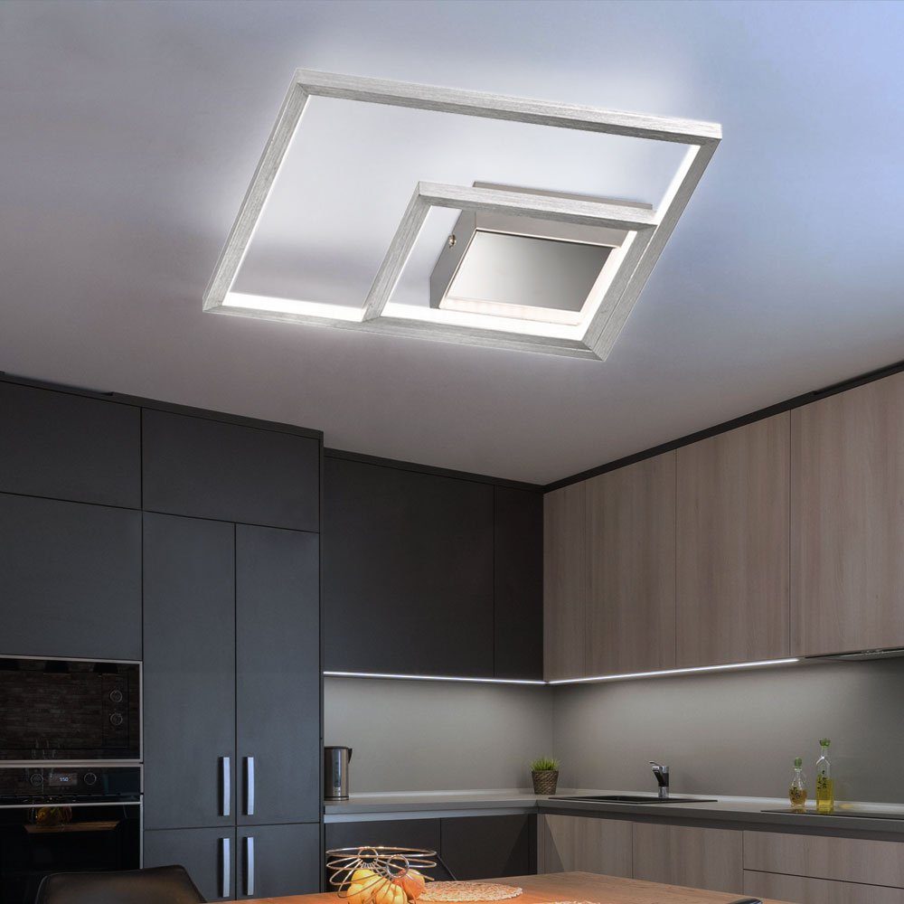 WOFI LED Deckenleuchte, Deckenleuchte Wohnzimmerleuchte LED-Leuchtmittel fest Deckenlampe verbaut, modern LED 3 flammig Warmweiß
