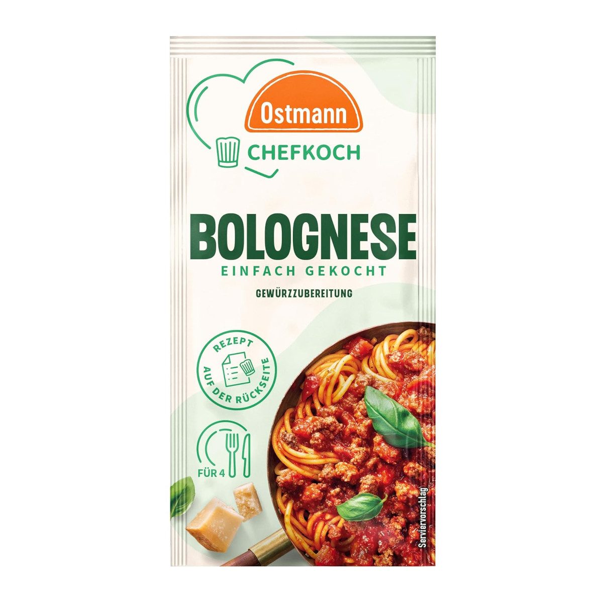Ostmann Gewürz, Ostmann Chefkoch Bolognese Gewürzzubereitung natürlicher Genuss 20g