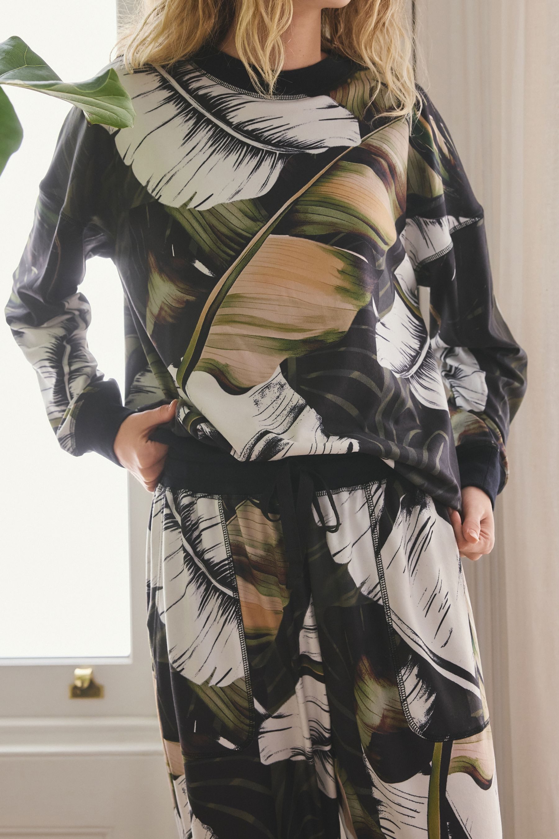 Next Pyjama Weicher, langärmeliger Schlafanzug (2 tlg)