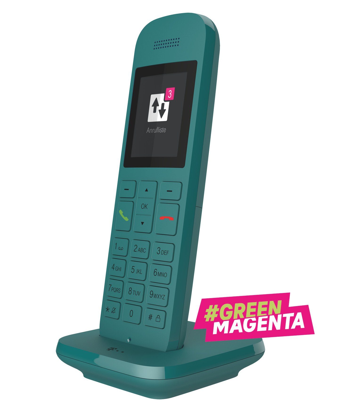 Telekom Speedphone 12 DECT-Telefon (Mobilteile: 1, mit HD Voice, Multifunktionstaste 5 cm Farbdisplay) – Bild 3 von 5