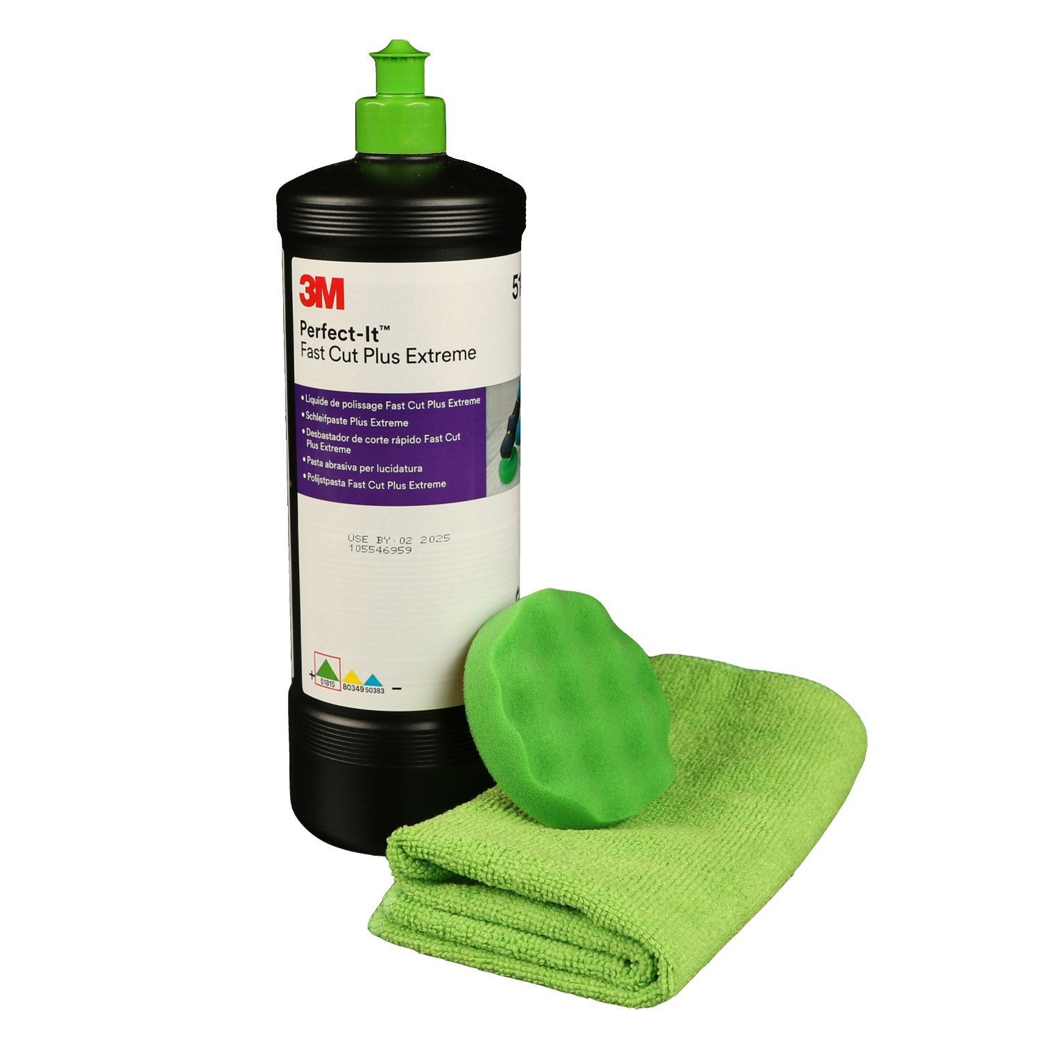 3M Deuschland GmbH 3M Perfect-It Fast Cut Schleifpaste Plus Extrem 51815 im Set Lackpolitur