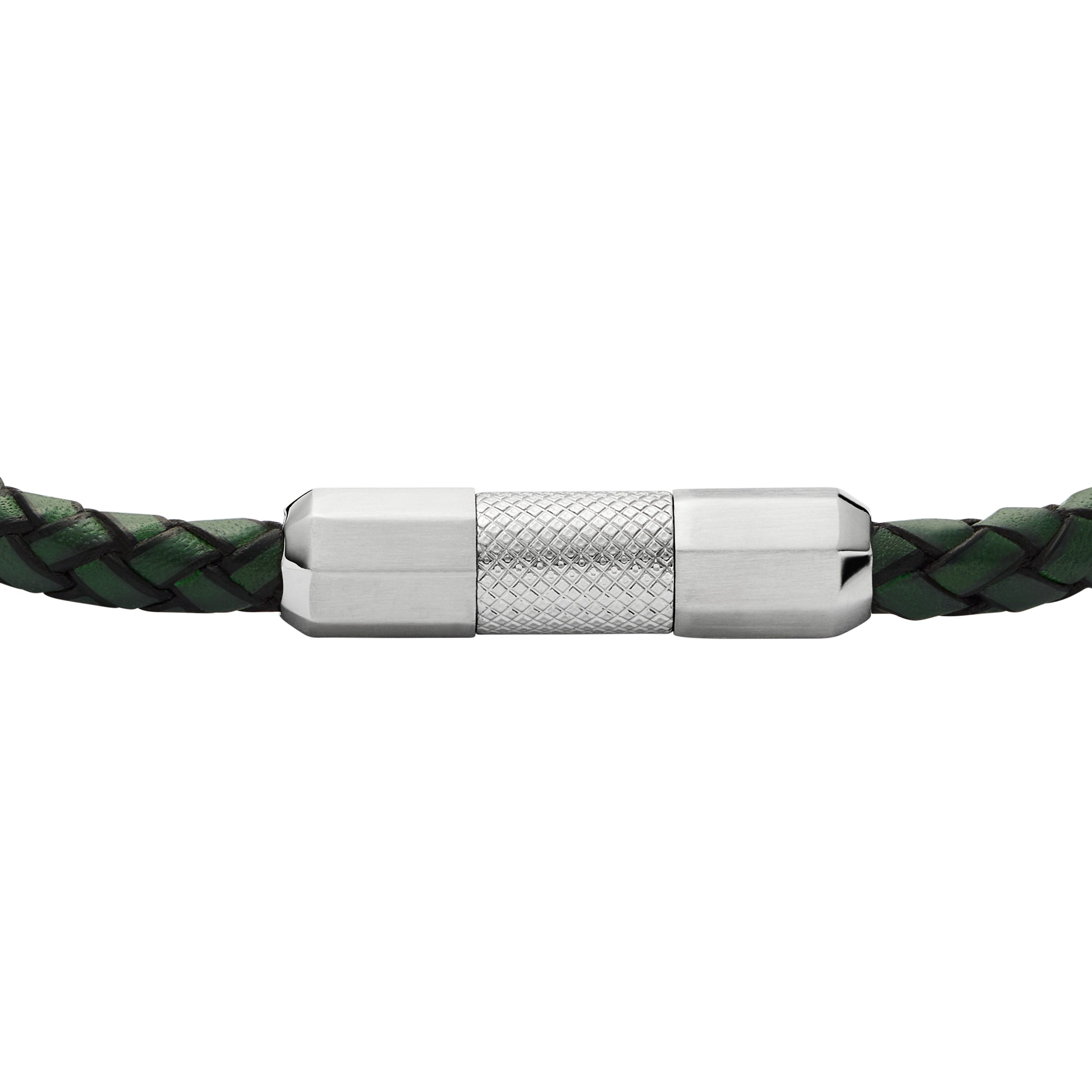 Fossil Armband Schmuck Geschenk Edelstahl Leder KNOX