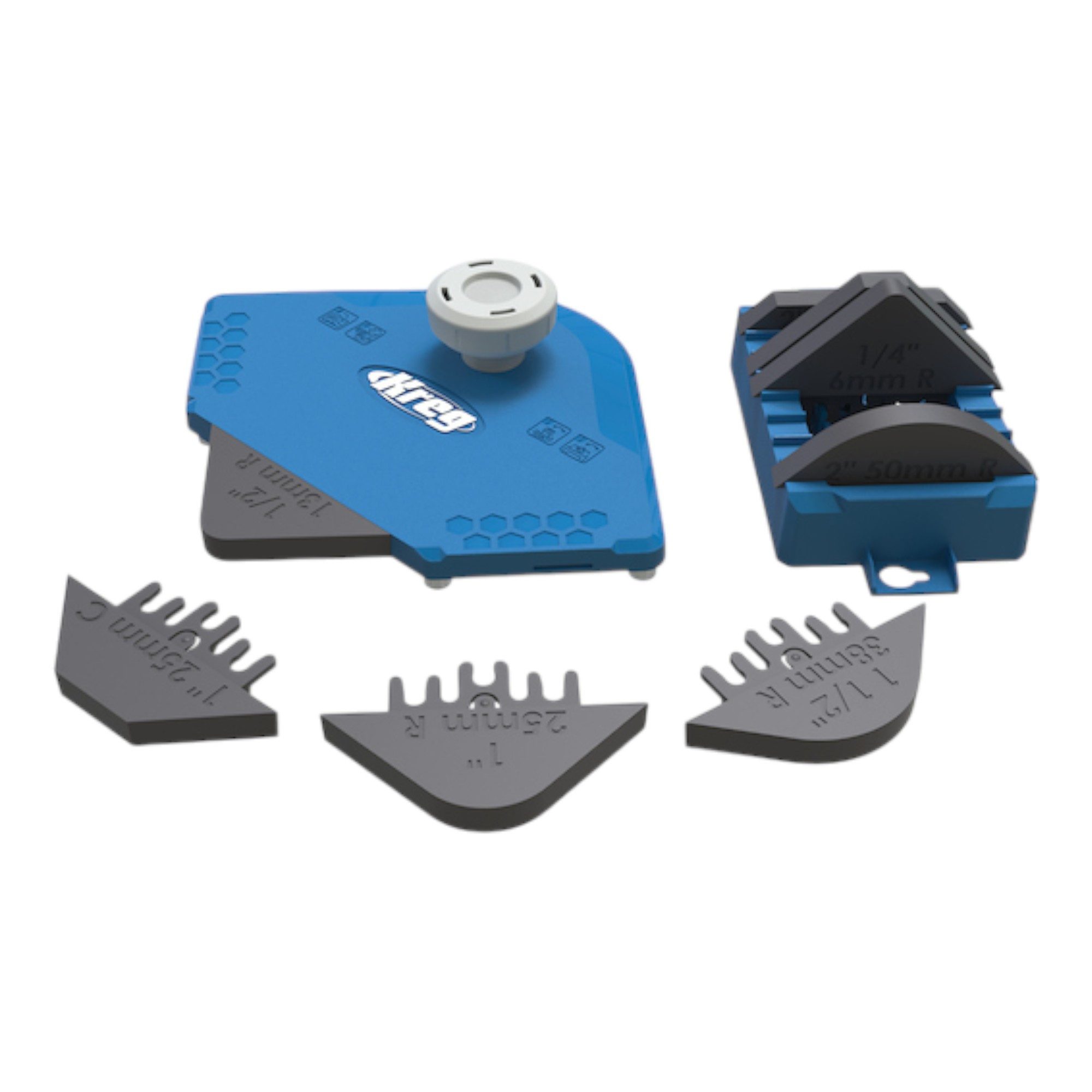 Kreg Oberfräse Frässchablonen Set 8 tlg. (PRS1000) für Ecken