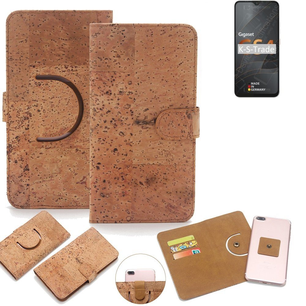 K-S-Trade Handyhülle für Gigaset GS4, Handy-Hülle Schutz-Hülle Handyhülle Schutzhülle Korkhülle