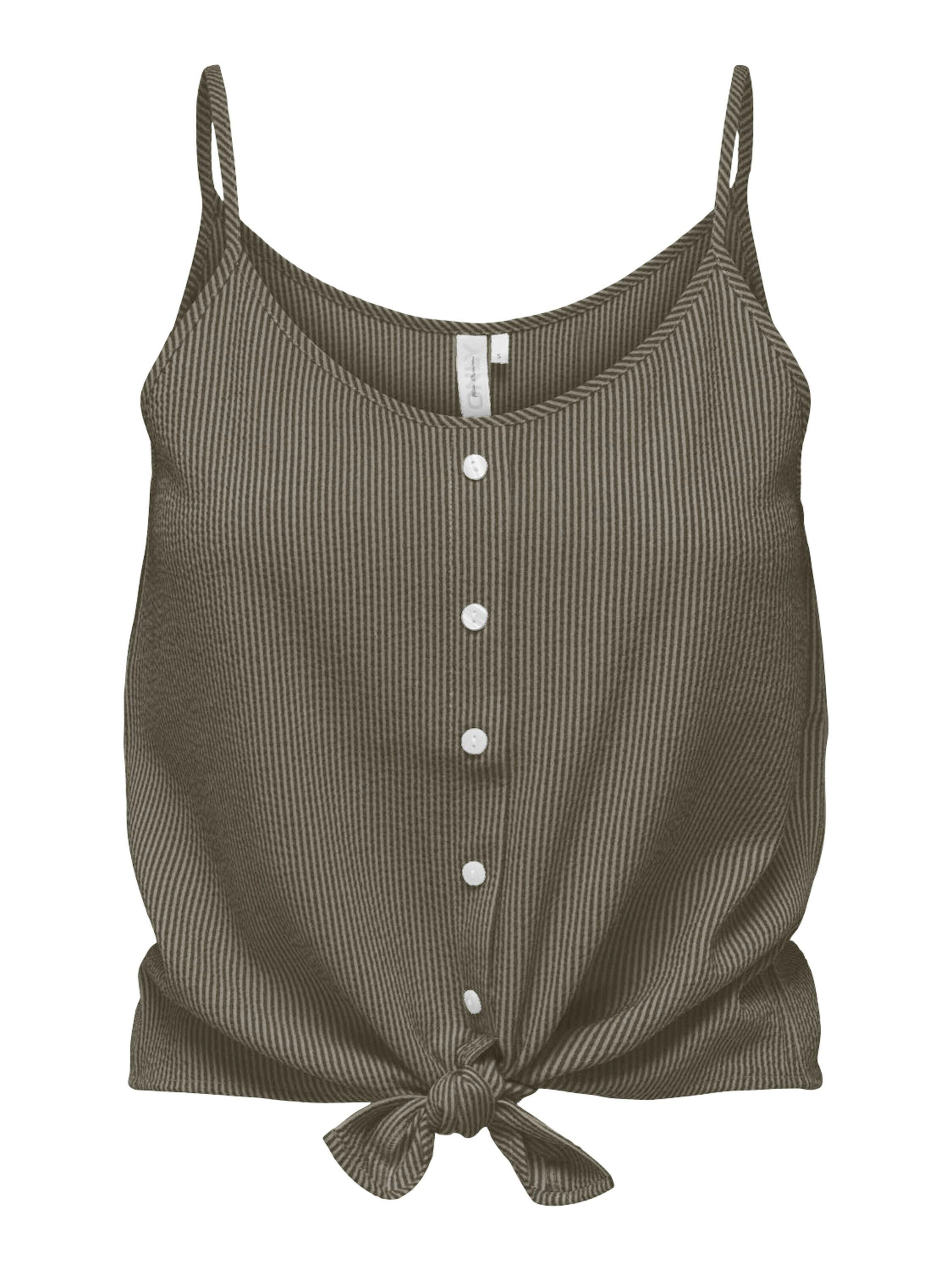 ONLY Shirttop ONLLECEY (1-tlg) Drapiert/gerafft