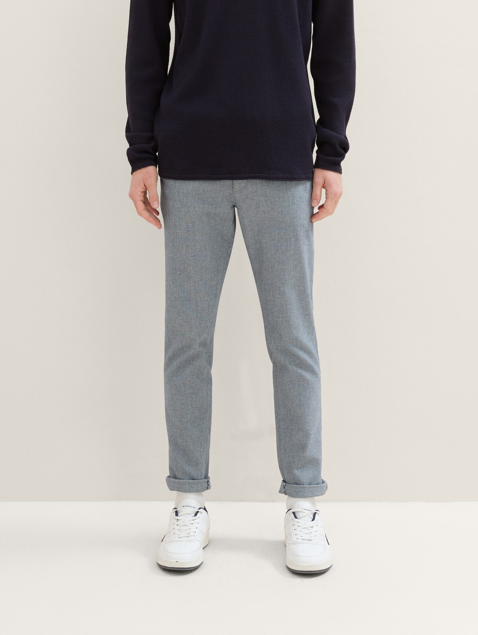 TOM TAILOR Denim Chinohose Strukturierte Chino günstig online kaufen