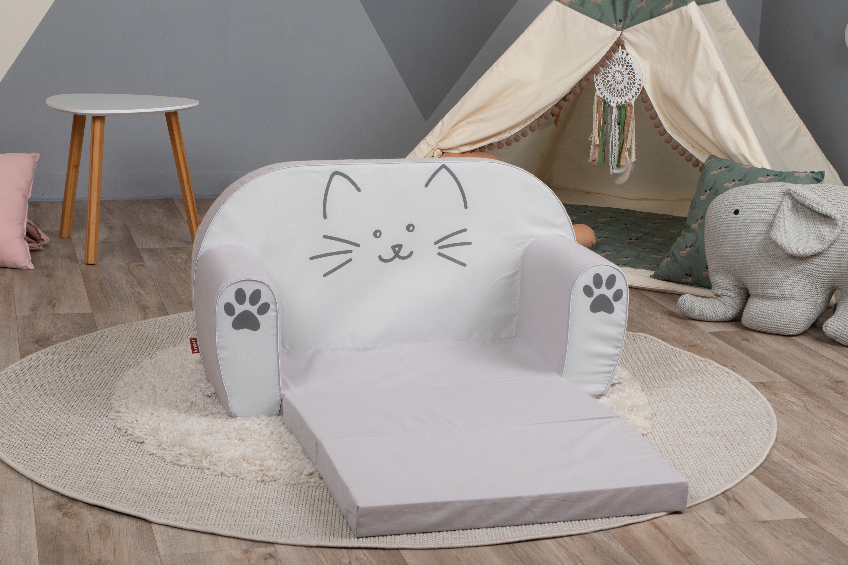 Made Kinder; Knorrtoys® Sofa Katze Lilli, in Europe für