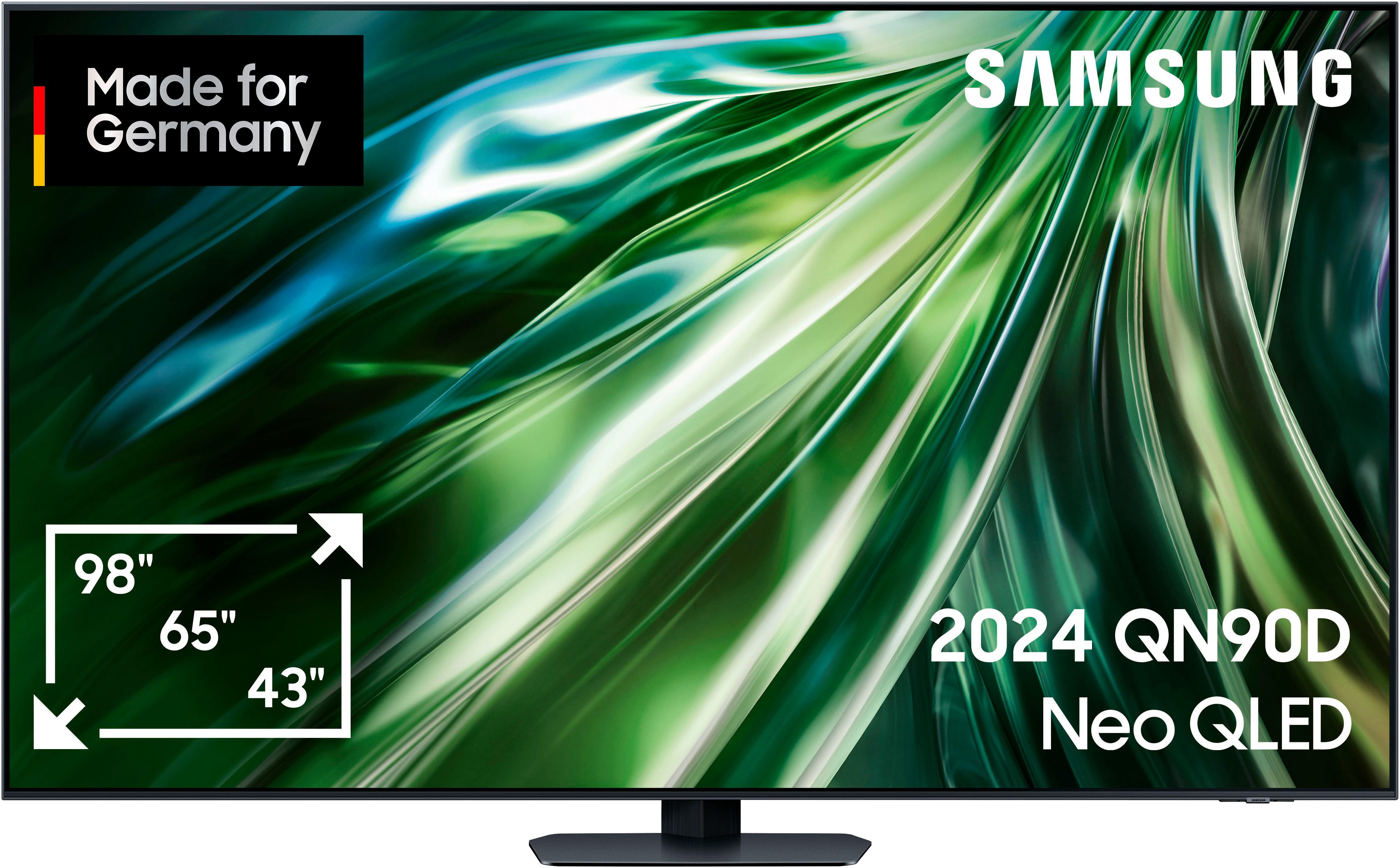 Samsung GQ85QN90DAT QLED Mini LED-Fernseher (214 cm/85 Zoll, 4K Ultra HD, Smart-TV, Neural Quantum 4K AI Gen2 Prozessor, Gaming Hub, bis zu 144Hz)