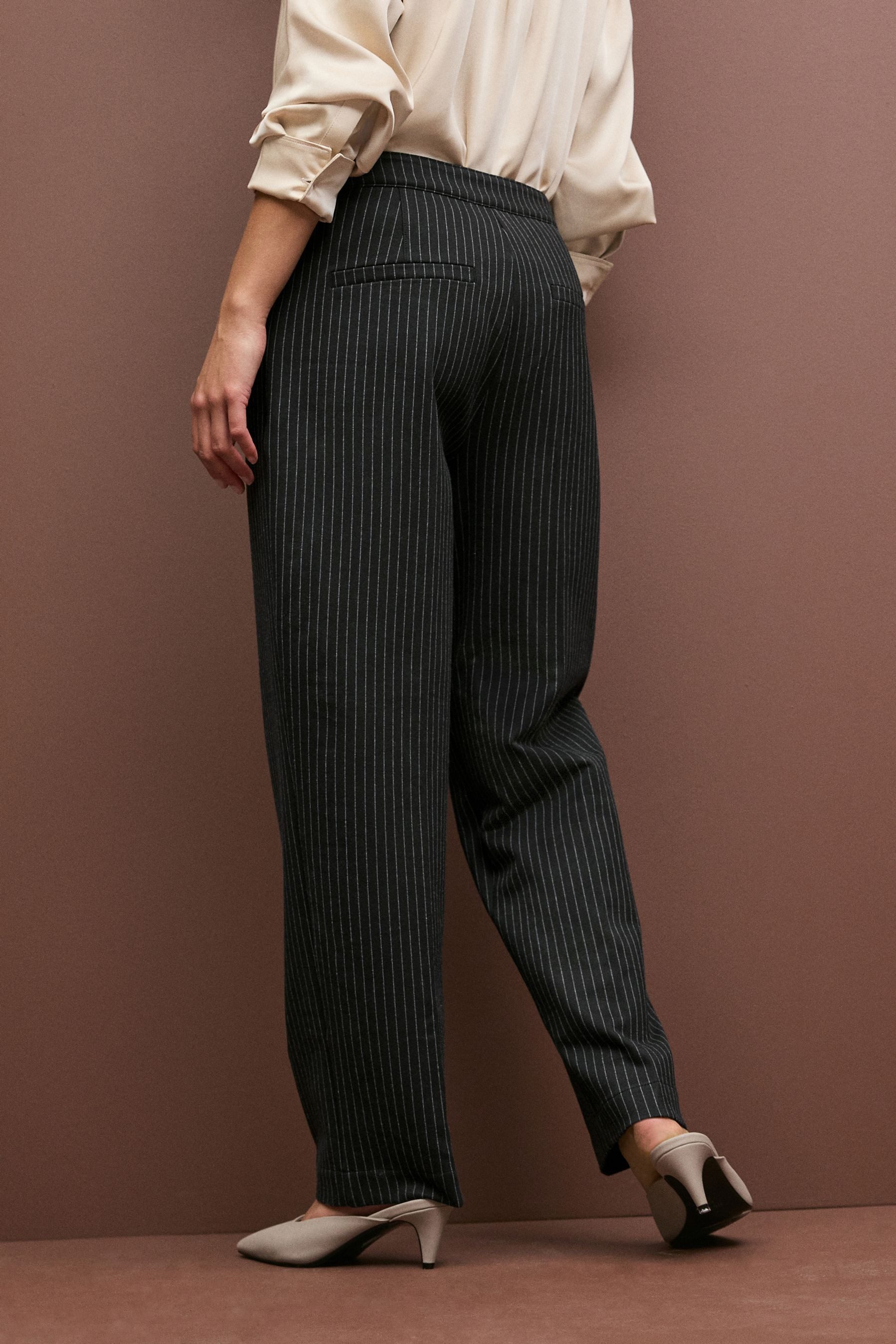 Next Jerseyhose Ponte Hose mit Barrel-Leg günstig online kaufen