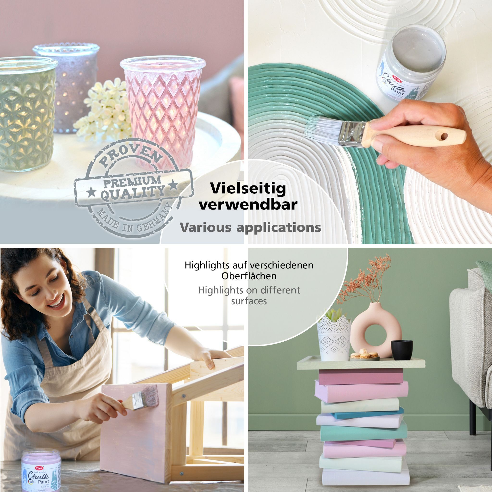 Viva Decor Kreidefarbe ViVA DECOR Chalk Paint - Kreidefarbe 250 ml - Poppy Red