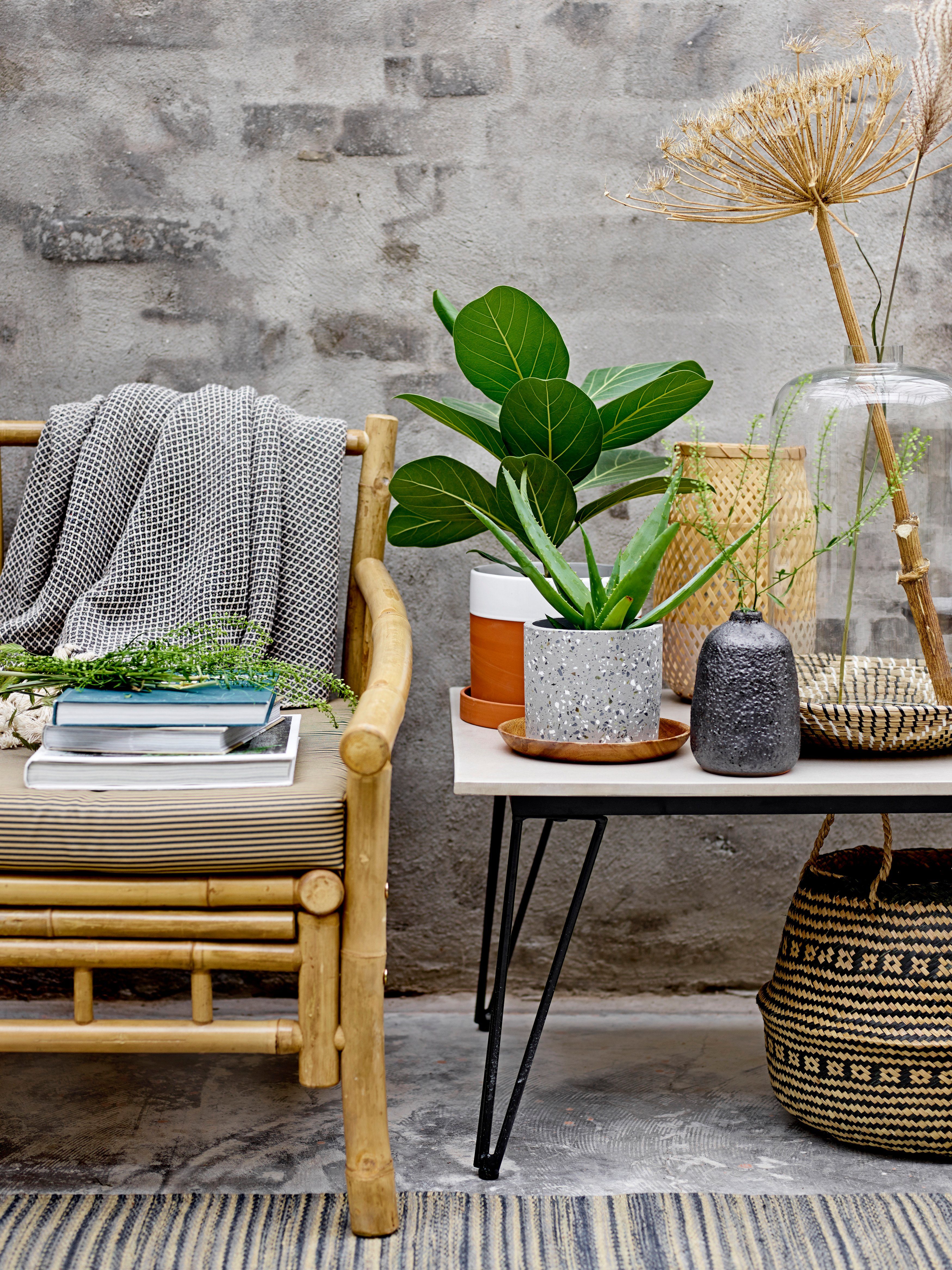 Bloomingville Wanddekoobjekt Bloomingville Barry Überwurf, Blau günstig online kaufen