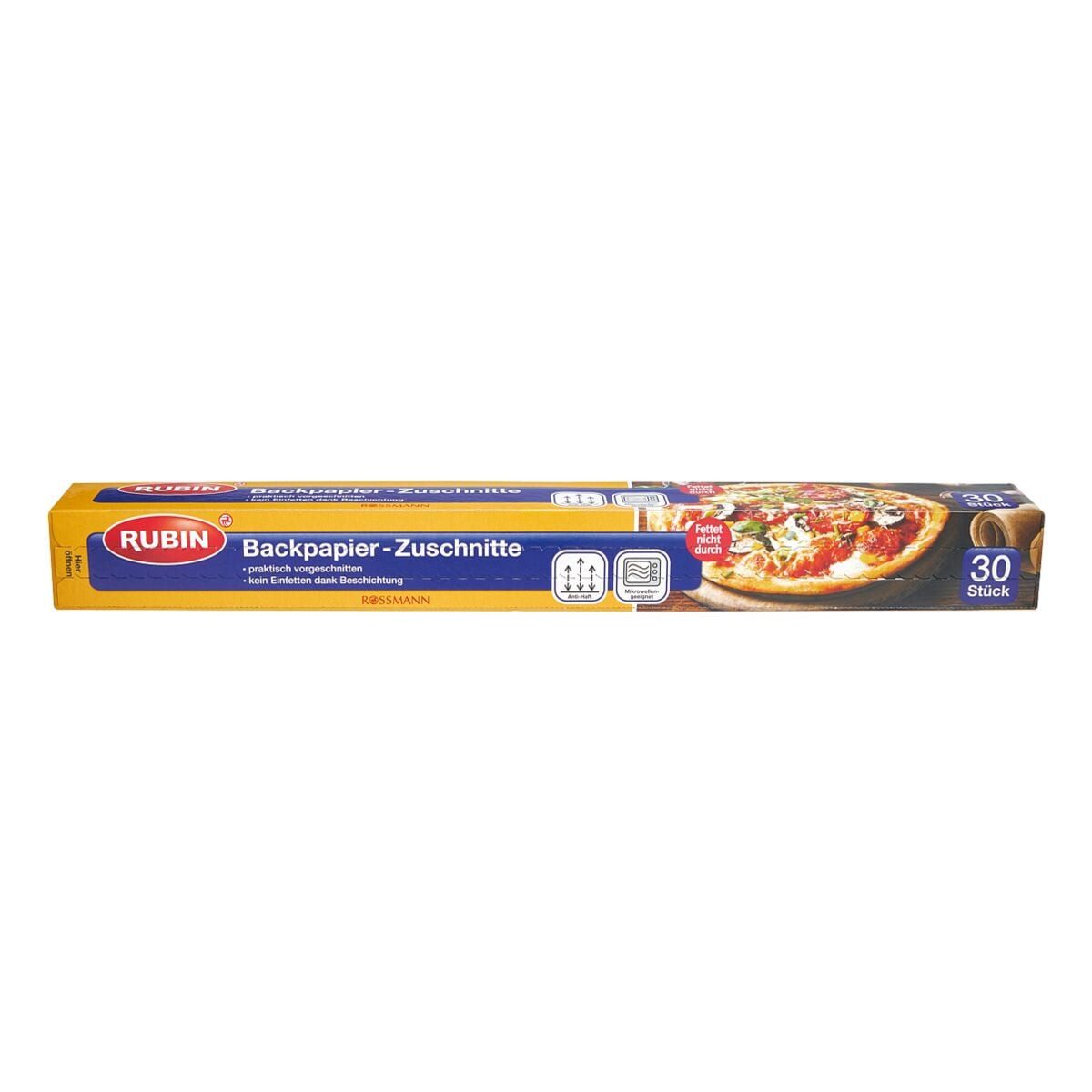 RUBIN Backpapier Backpapier-Zuschnitt, ca. 42 x 38 cm, 30 Blatt