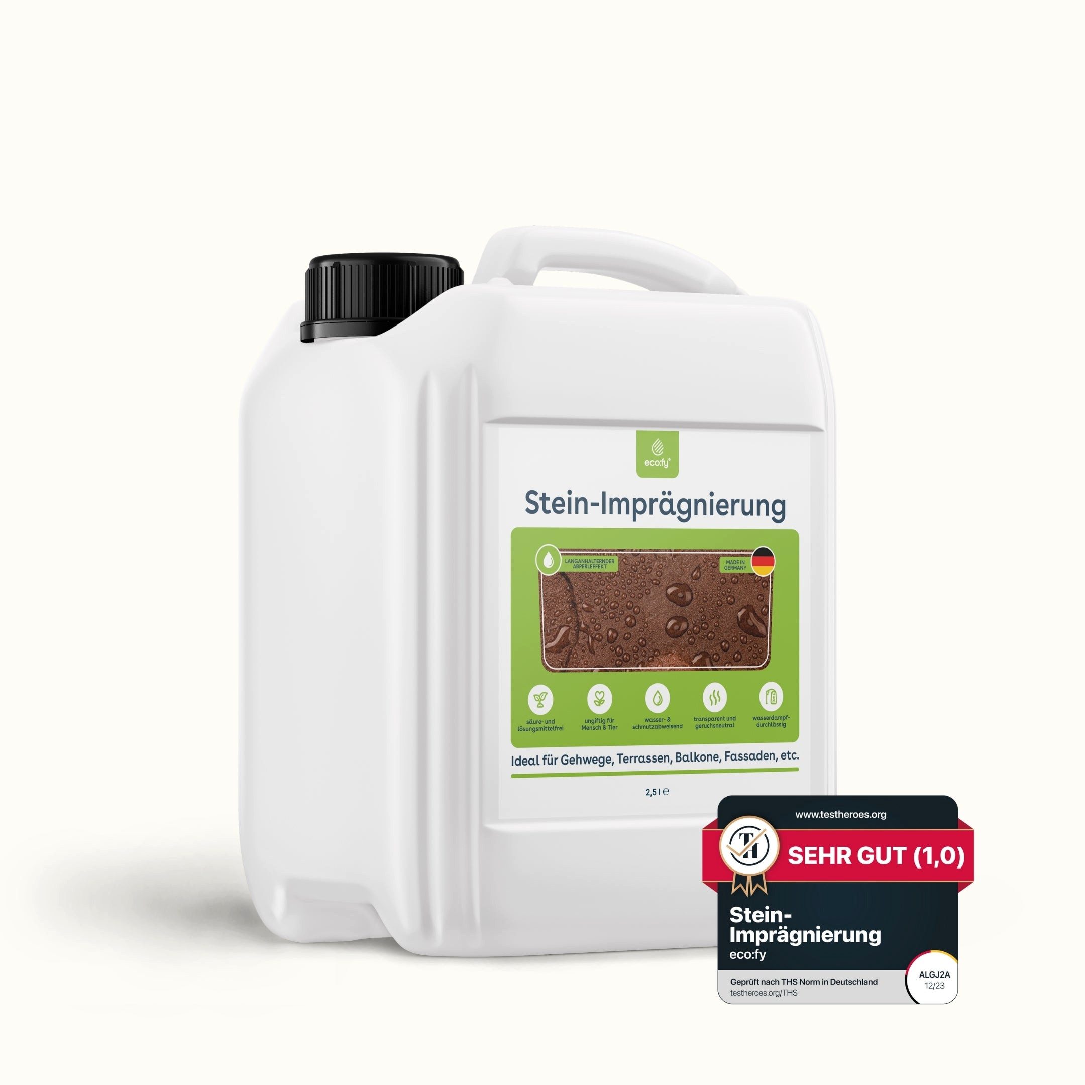 eco:fy Stein-Imprägnierung Imprägnierspray (1 St), Starker Schutz vor Wasser, Fett und Schmutz