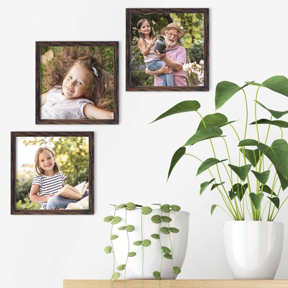PHOTOLINI Bilderrahmen Poster-Einzelrahmen Modern Schmal günstig online kaufen