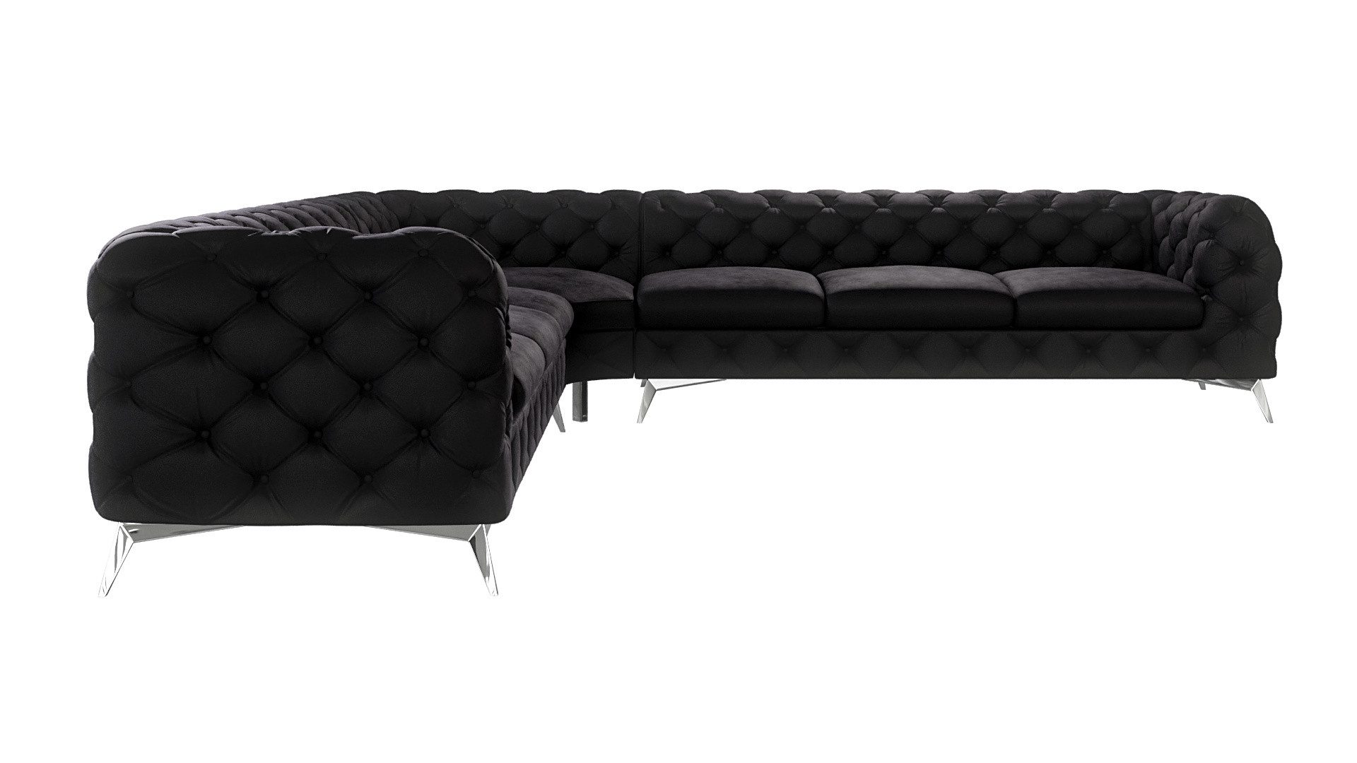 S-Style Möbel Ecksofa Kalina, Chesterfield mit günstig online kaufen