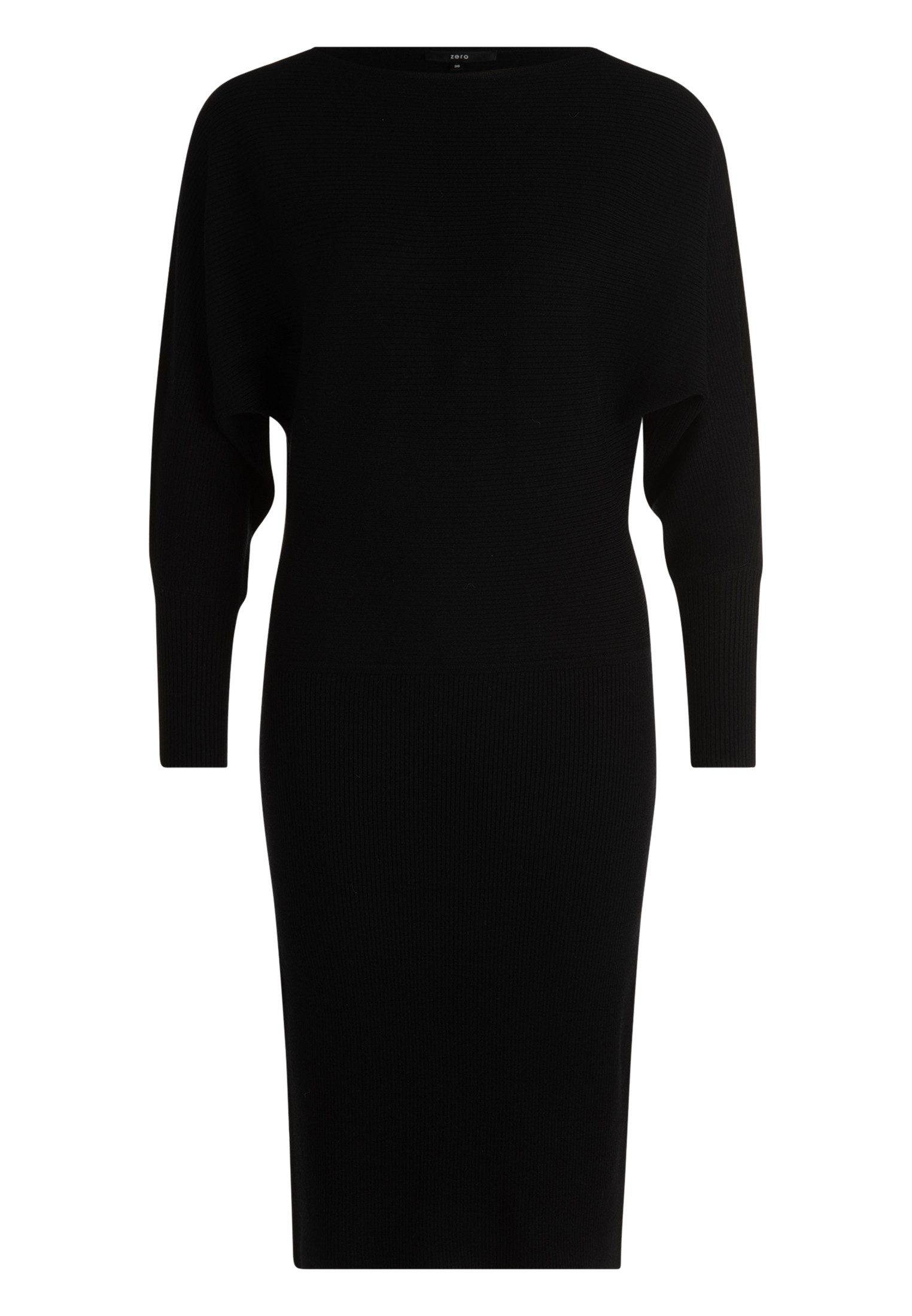 Zero Strickkleid Damen mit U-Boot Ausschnitt Plain/ohne Details