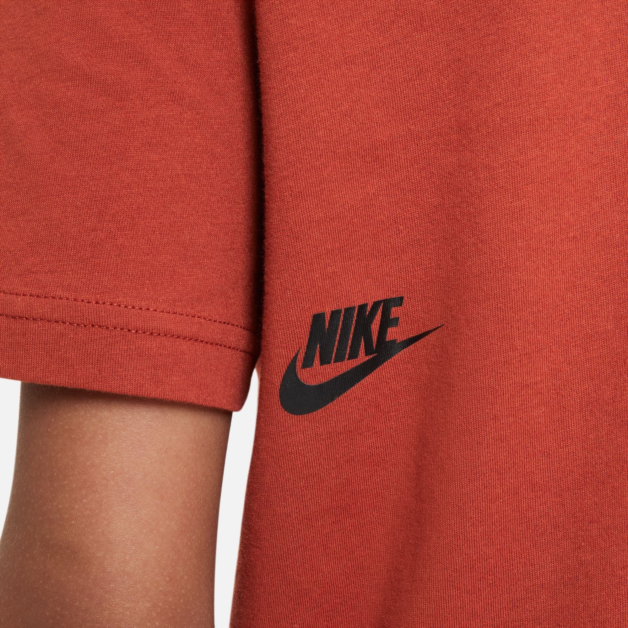 Nike Sportswear T-Shirt G PRNT - Kinder TEE SW für RUGGED ORANGE NSW BF