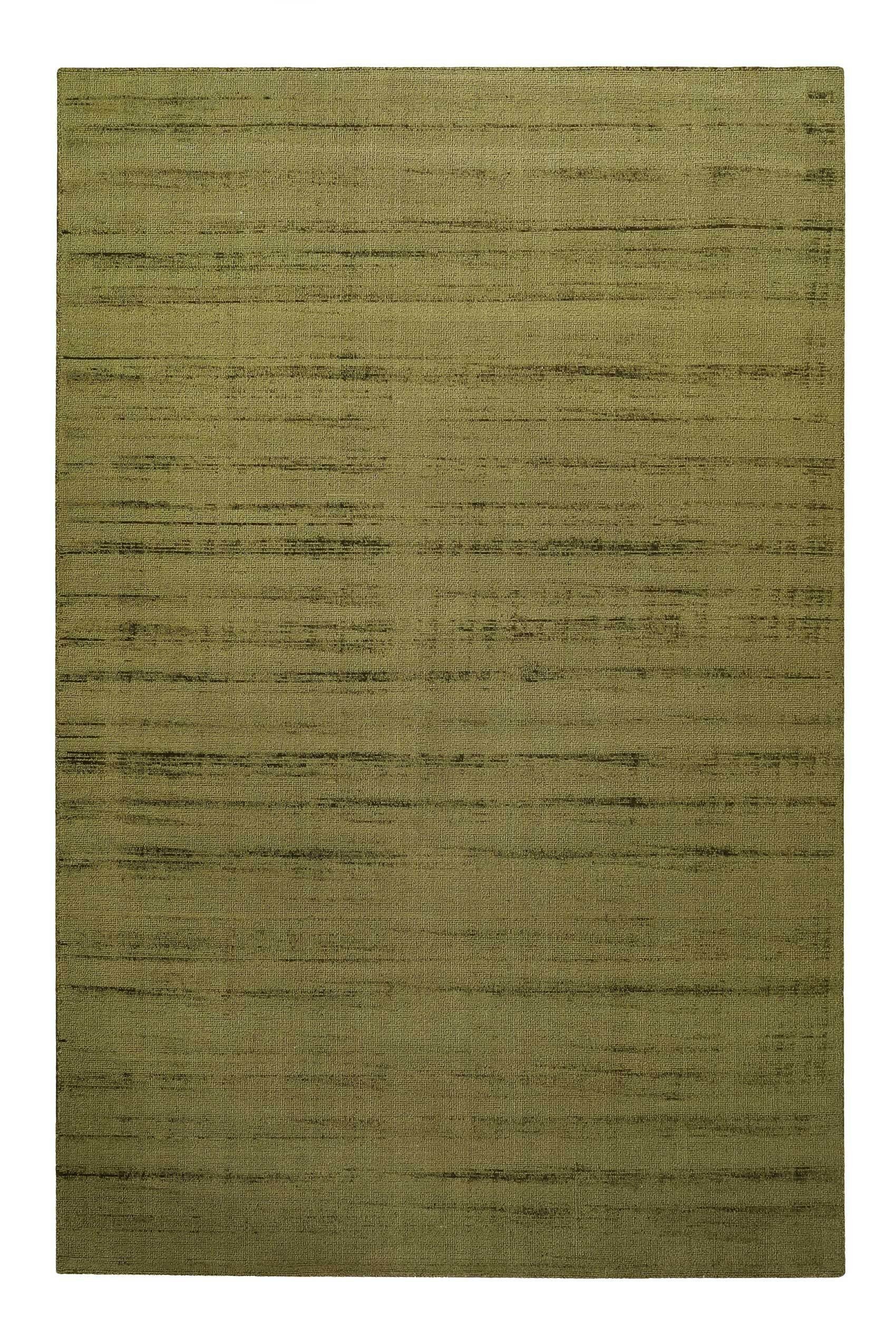 Teppich Miramonti, Homie Living, rechteckig, Höhe: 8 mm, seidig glänzend, einfarbig, modern, zeitlos, Wohn-Schlafzimmer, Flur grün