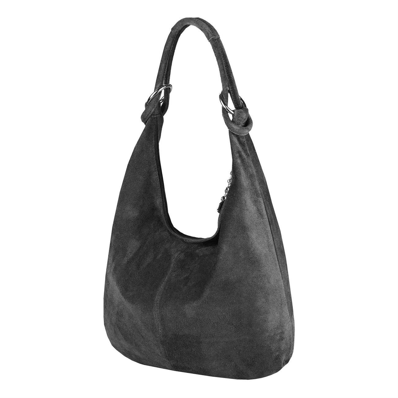 ITALYSHOP24 Schultertasche Made in Italy Damen Leder Tasche Shopper Umhänge günstig online kaufen