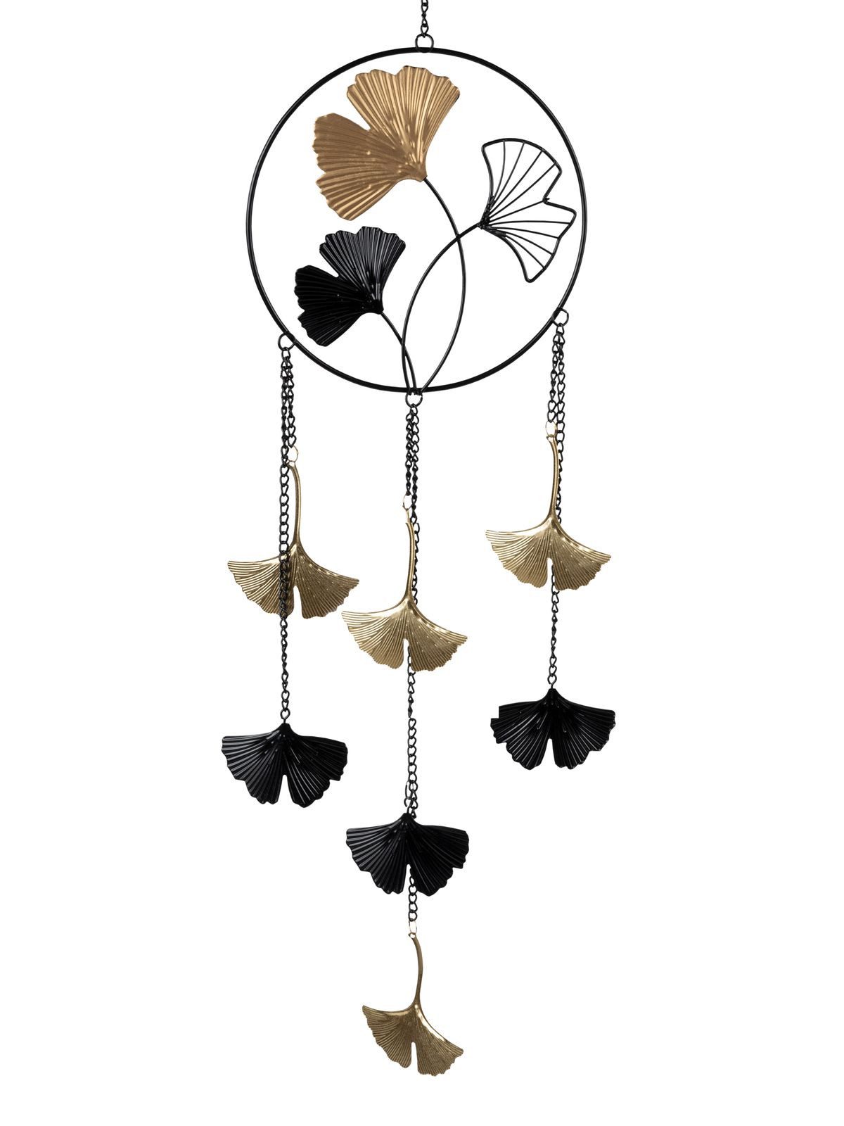 formano Dekohänger Deko Fensterhänger Girlande Ginko 60 cm Metall Mobile Fenster
