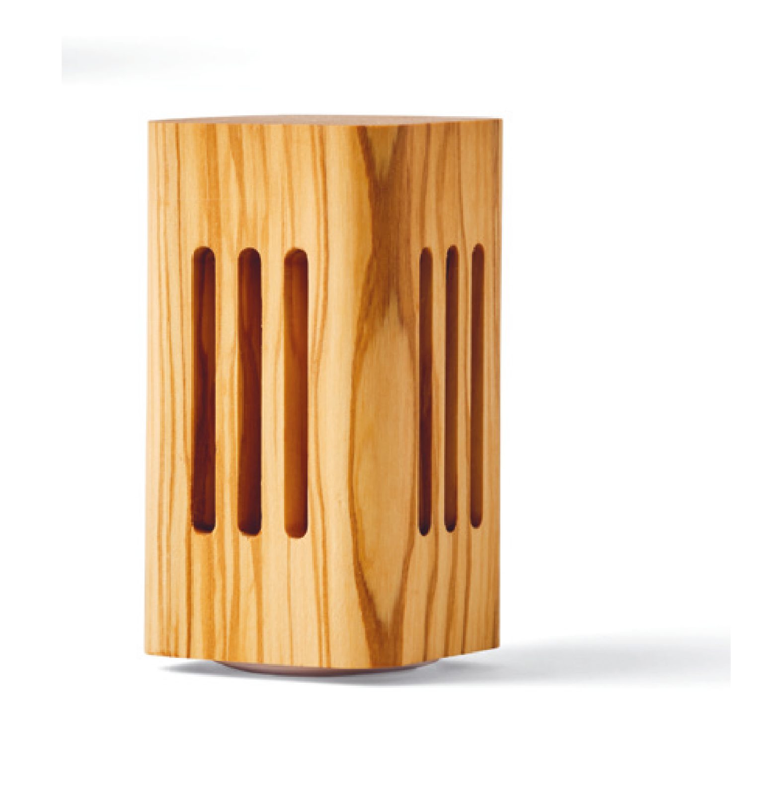 Pumicia Diffuser / Diffusor Olivenholz mit Bimsstein-Verdufter eckig, mit Bimsstein-Verdufter