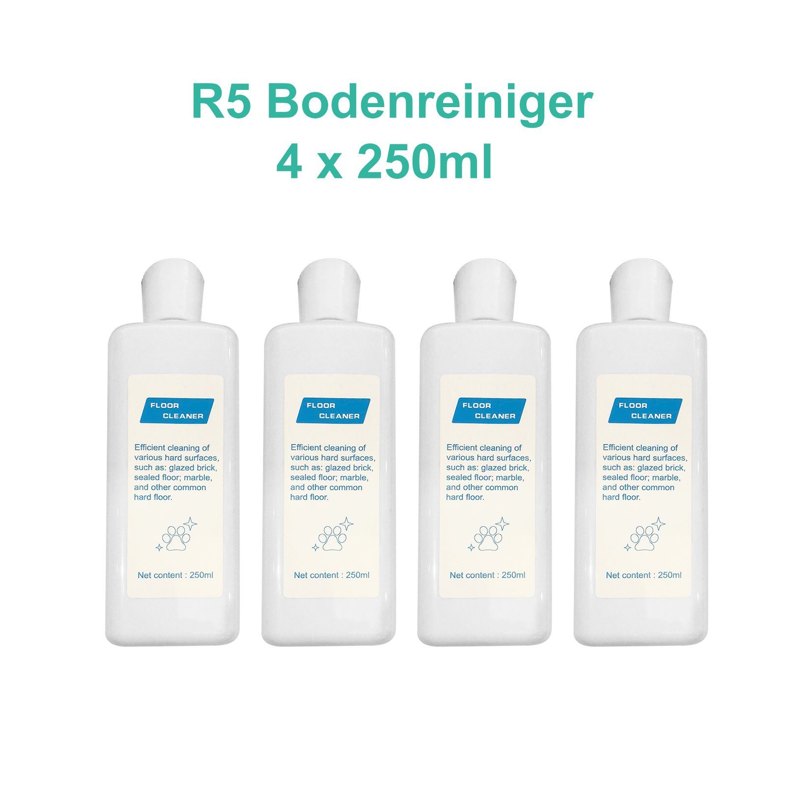 Tesvor Cleaner Floor Tesvor R5 Multi-Oberfläche Zubehör-Set 1L Bodenreiniger Saugroboter Zubehör