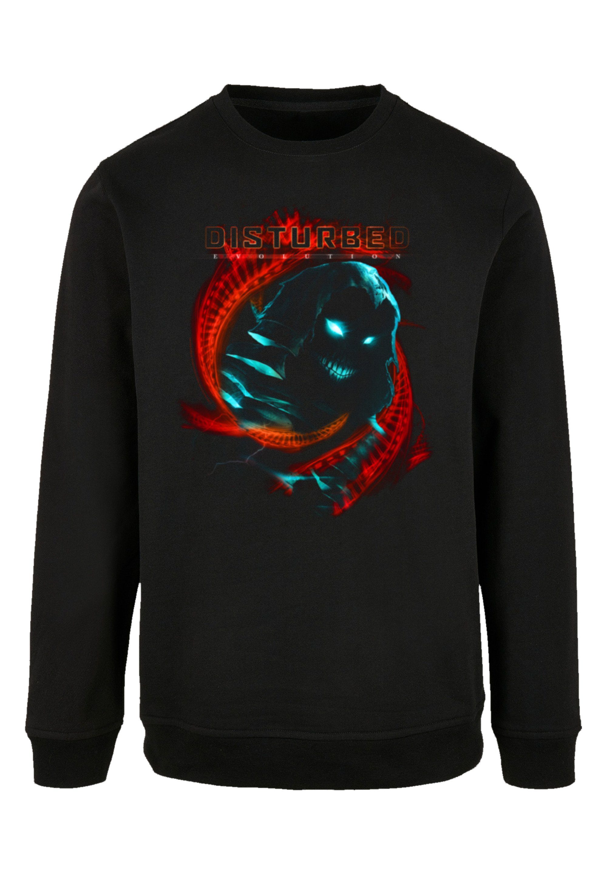 Sweatshirt Rock-Musik, DNA Metal Qualität, Heavy Band F4NT4STIC Disturbed Swirl Premium