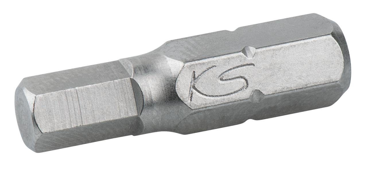 KS Tools Bit-Set 1/4" Bit Innensechskant, 25mm, 3/32"