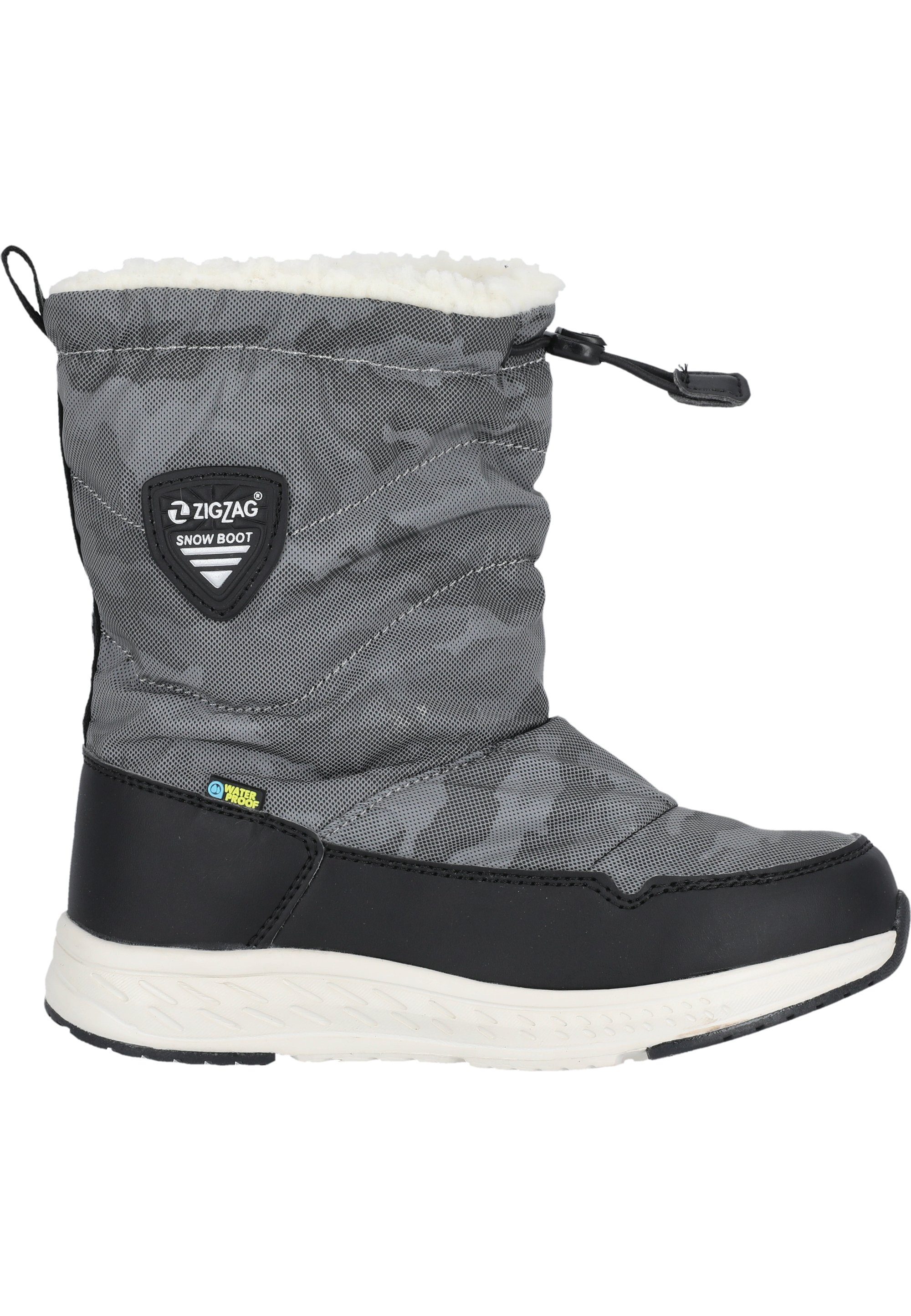 ZIGZAG Sanen Kids Stiefel mit reflektierendem Obermaterial, Perfekte  Ausstattung für nass-kalte Tage in Herbst und Winte