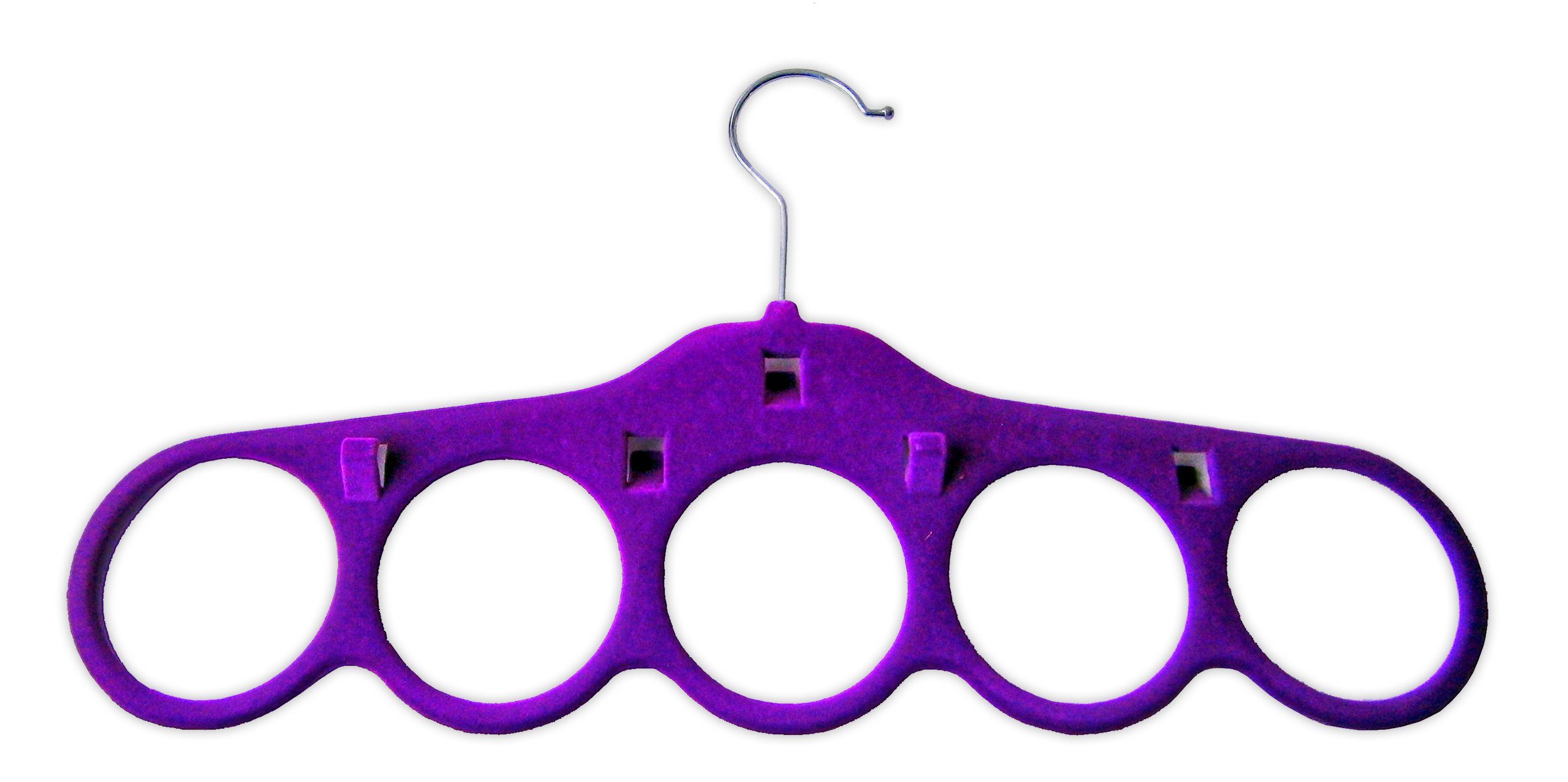 Reinex Gürtelbügel TUCHBÜGEL GÜRTELBÜGEL LILA Tücherbügel Schalbügel Gürtelhalter 50, Автовішалки